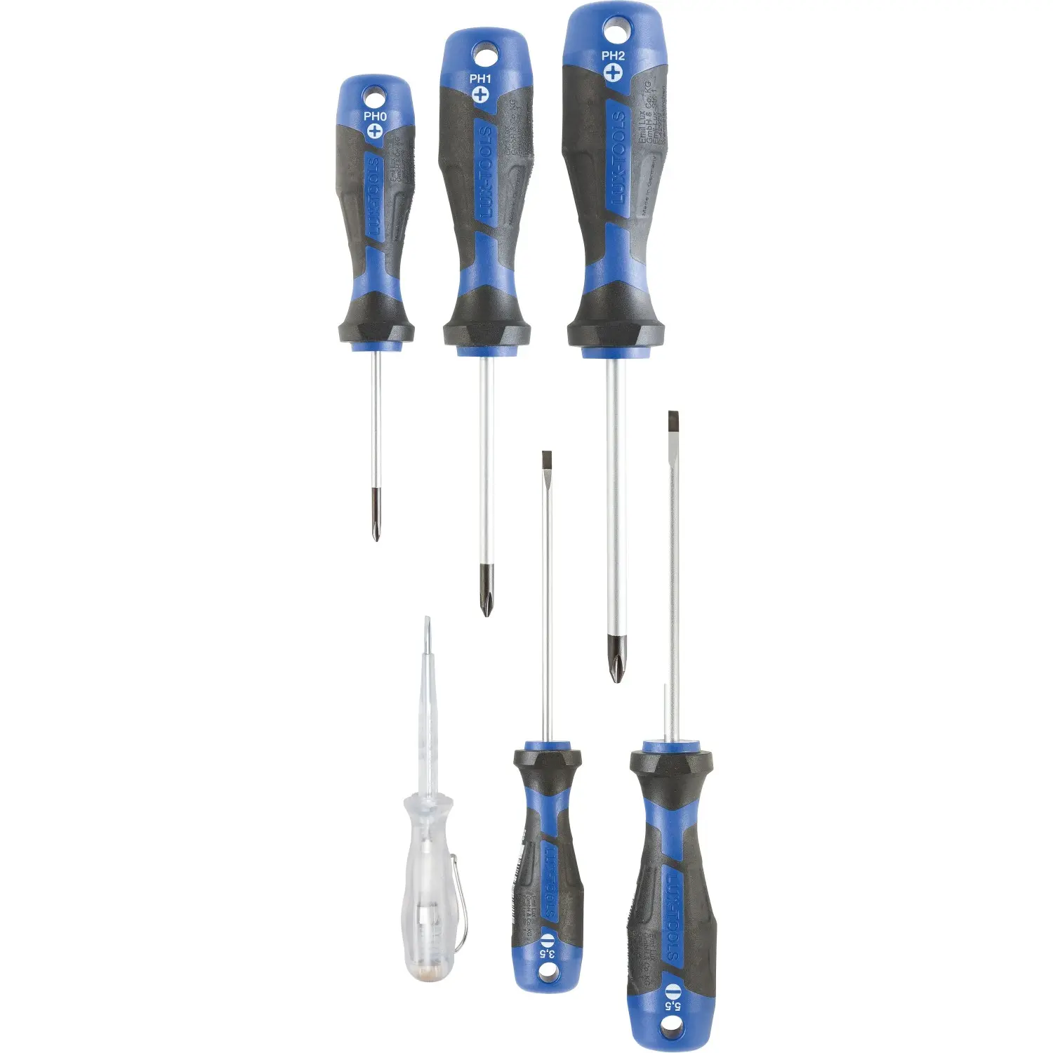 LUX-TOOLS Sada montážních šroubováků Comfort, 6dílná