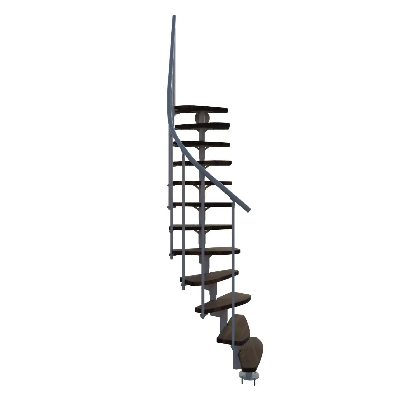 Minka STAIRS modulové schodiště Monte Carlo ořech/bílá, 293,8 cm