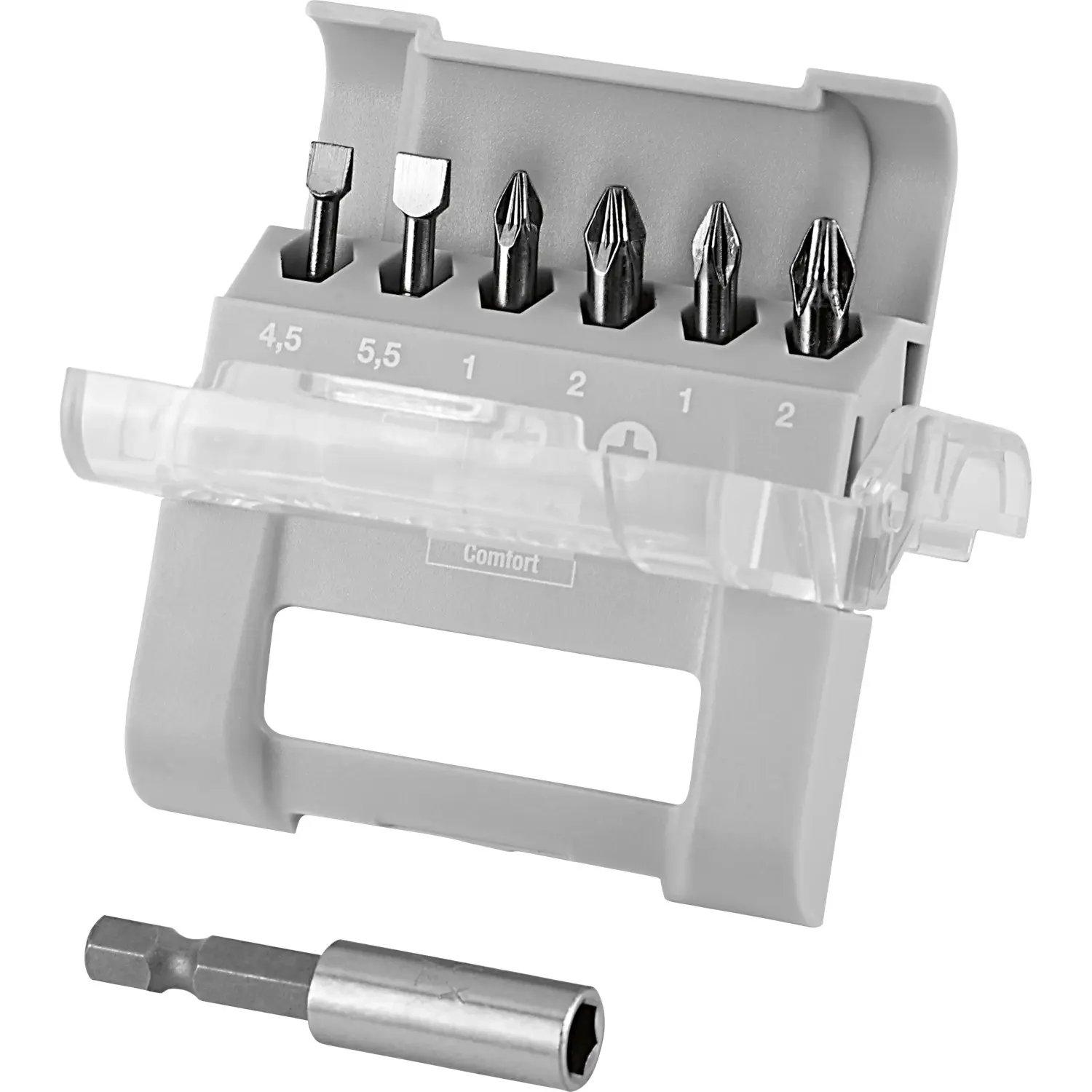 LUX-TOOLS Box s bity Torsion Comfort, 7dílný