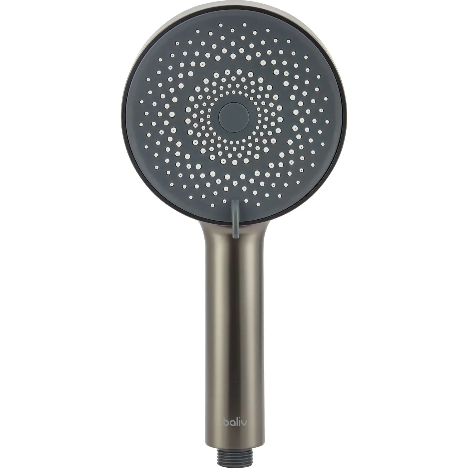 baliv Ruční sprcha HBR-120.402, gunmetal, 3 proudy, pr. 12 cm
