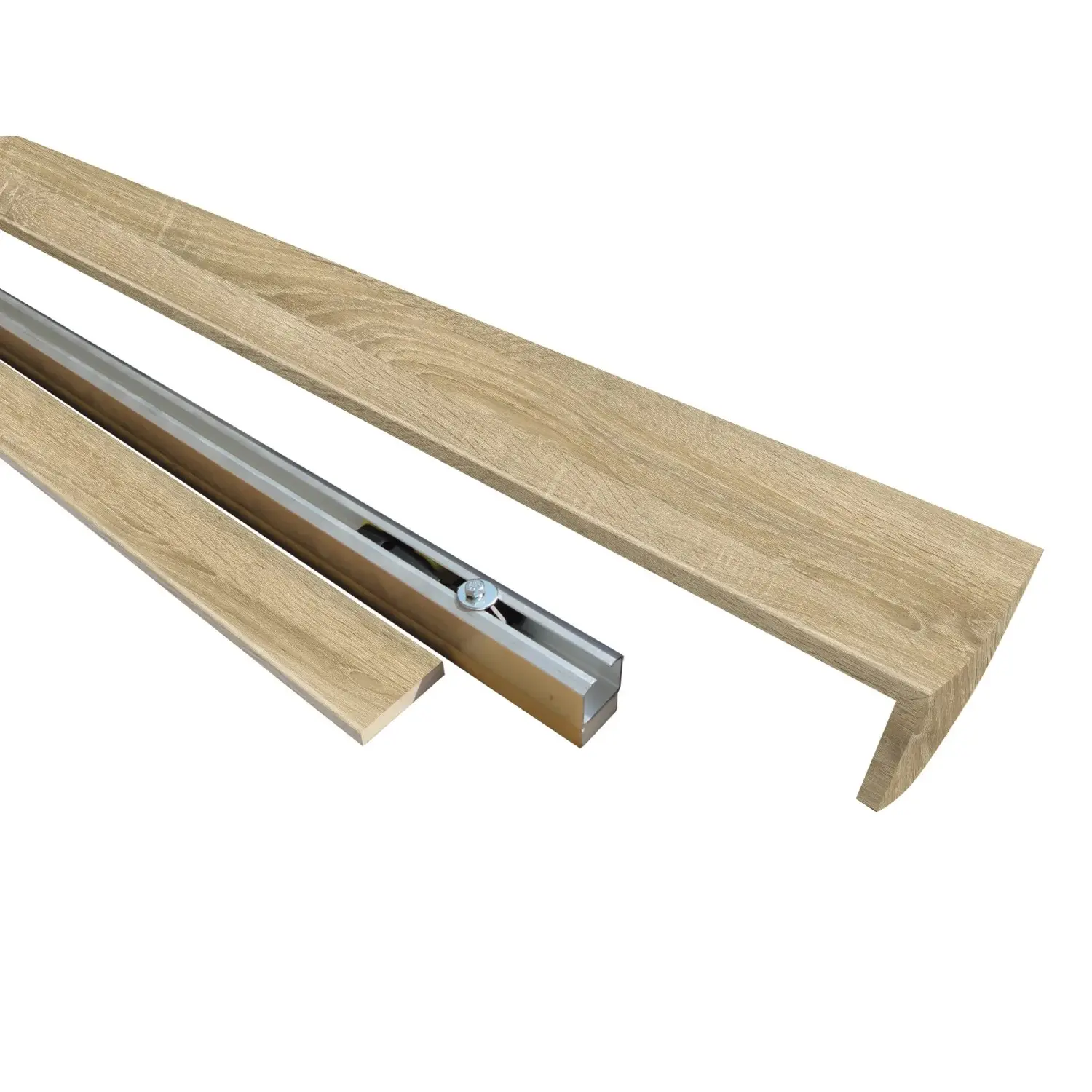 Voster Jednodílný nástěnný posuvný systém dub sonoma, 200 cm