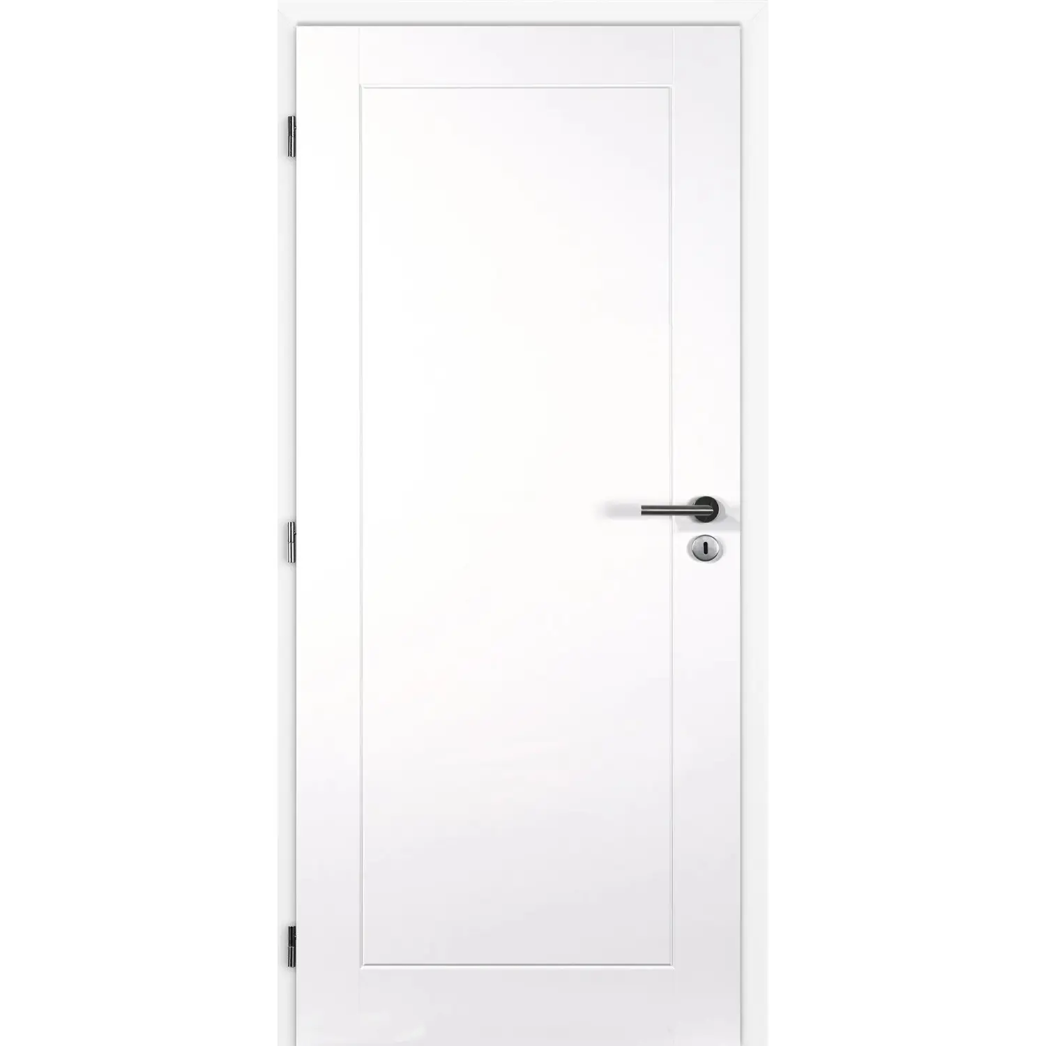 DOORNITE Profilované interiérové dveře TAMPA plné, lakované bílé, 60 L