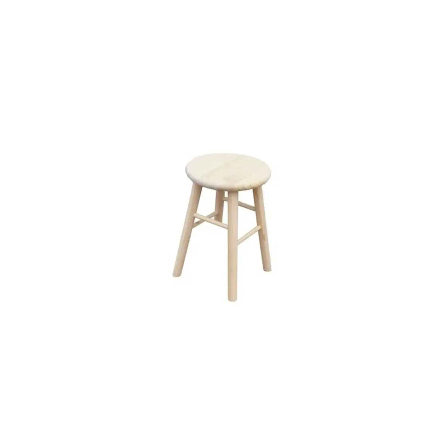Dřevěná stolička kulatá pr. 28 cm, výška 45 cm FSC®