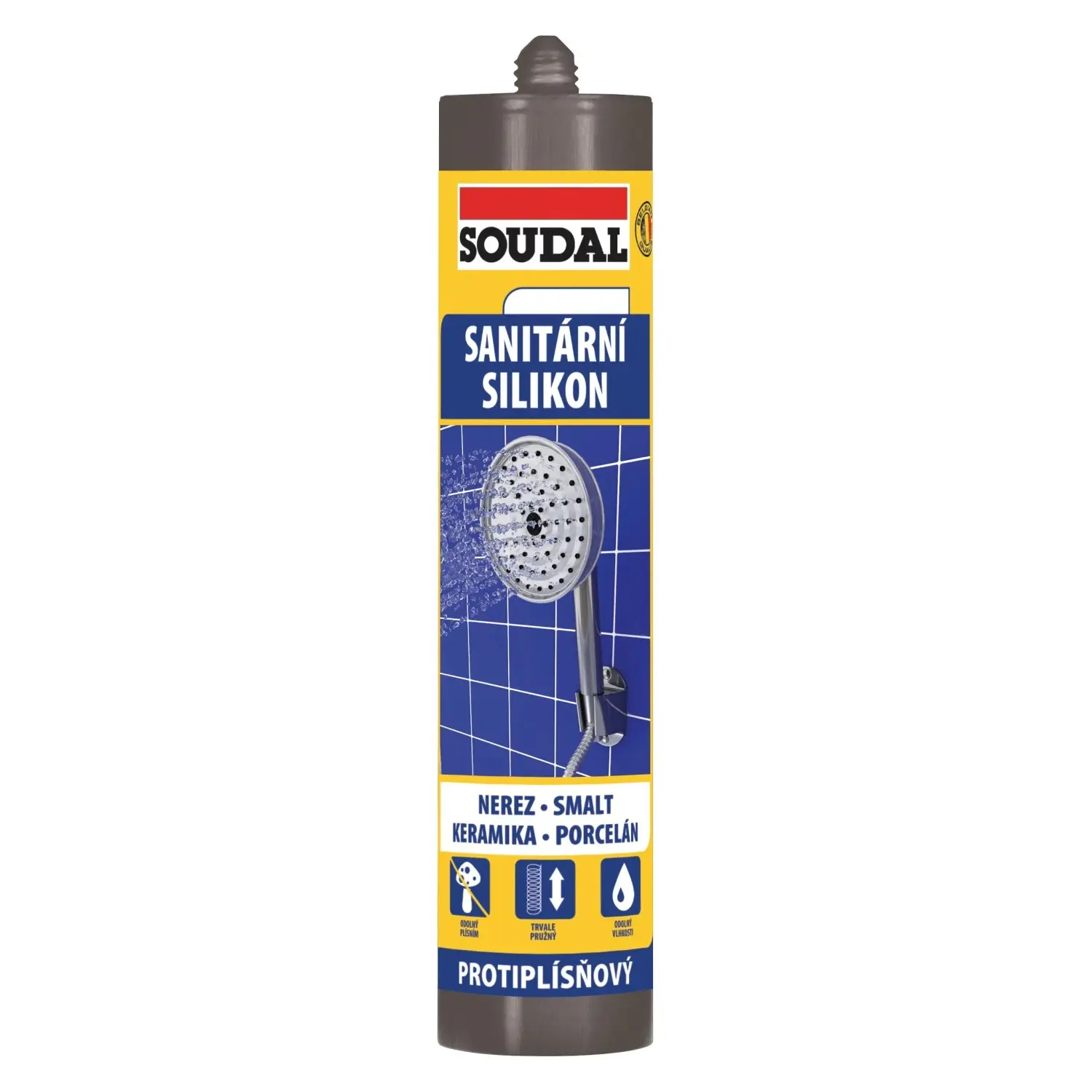 SOUDAL Sanitární silikon bílý 280 ml