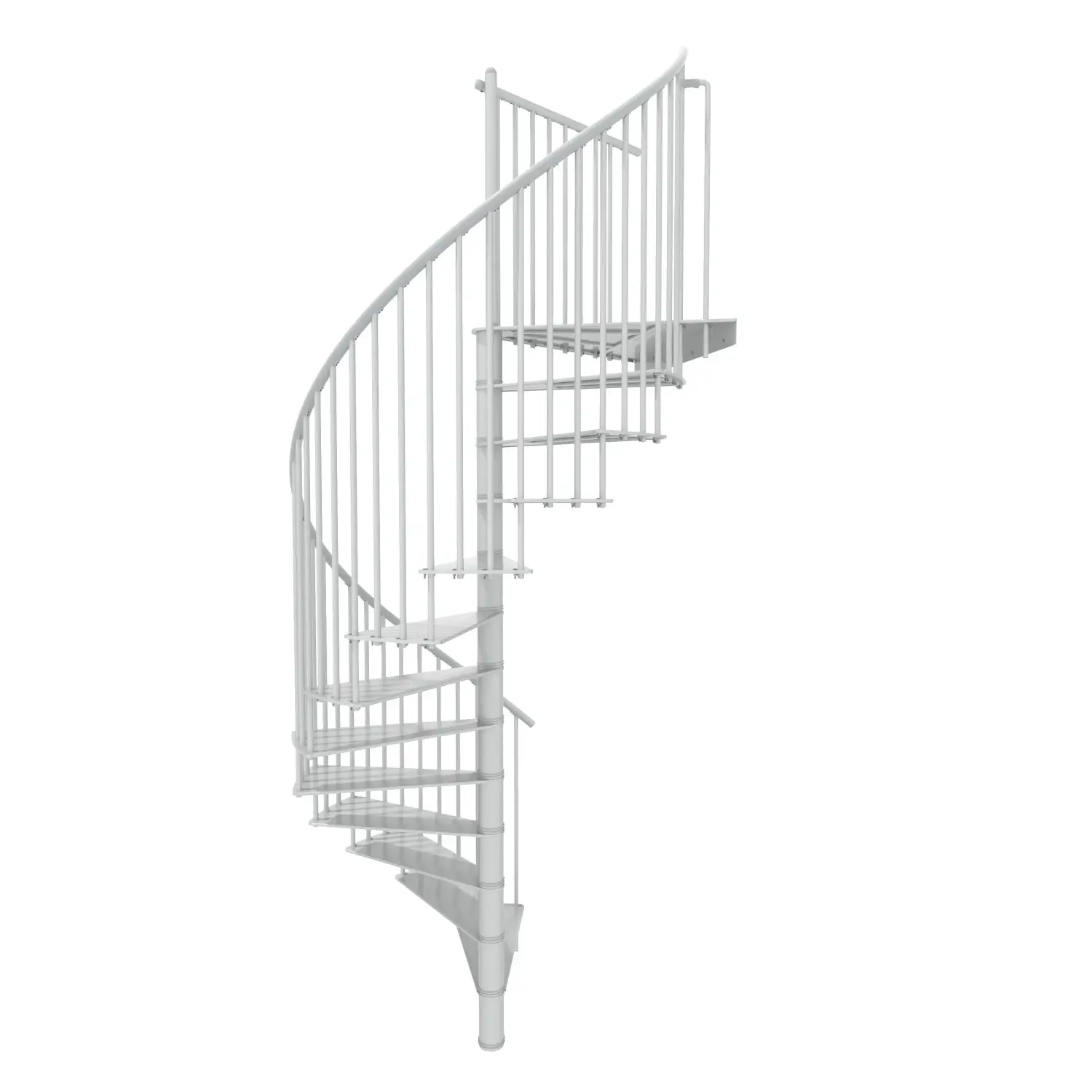 Minka STAIRS Kovové točité schodiště Portofino bílé pr. 120 cm