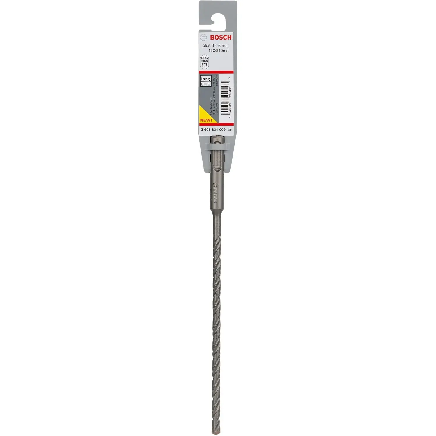 Bosch Vrták do kladiv SDS plus-3 pr. 6 x 150/210 mm (2 608 831 009)