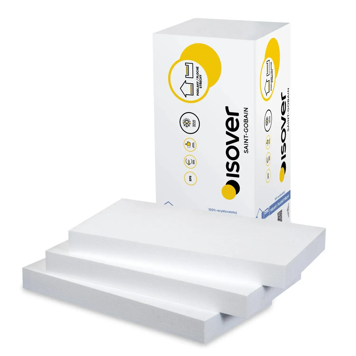 Isover Pěnový polystyren EPS 100Z, bílý, 5 cm