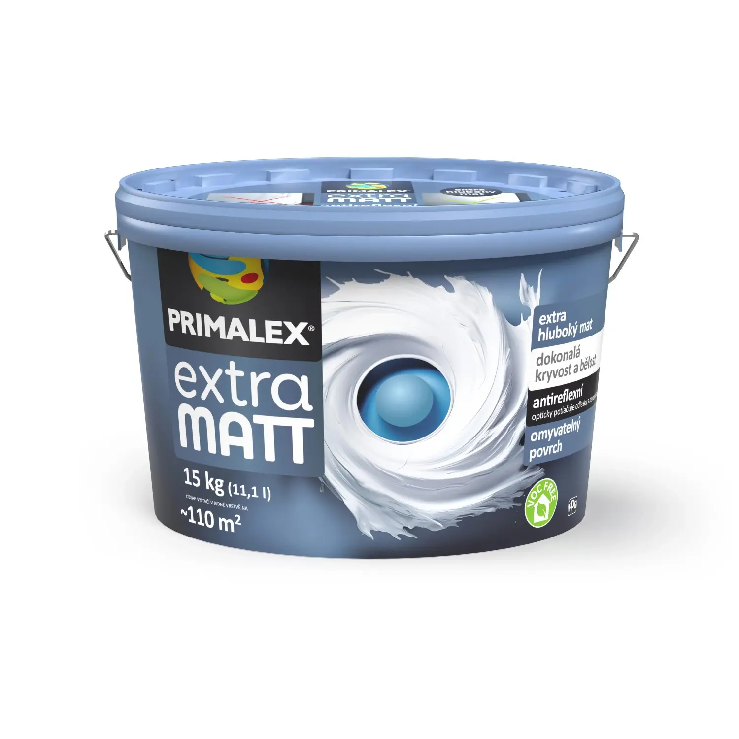 PRIMALEX Vnitřní malířský nátěr Extra Matt sněhobílý 15 kg