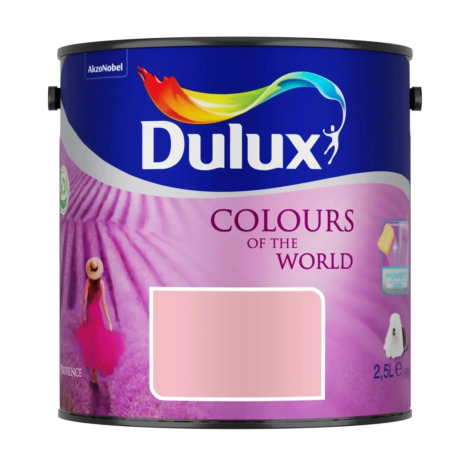 Dulux Interiérová emulzní barva Colour of the World růžový parfém 2,5 l