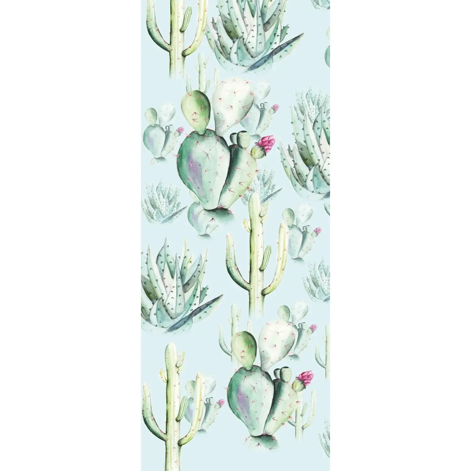 Komar Vliesová fototapeta Cactus Blue 100 x 250 cm