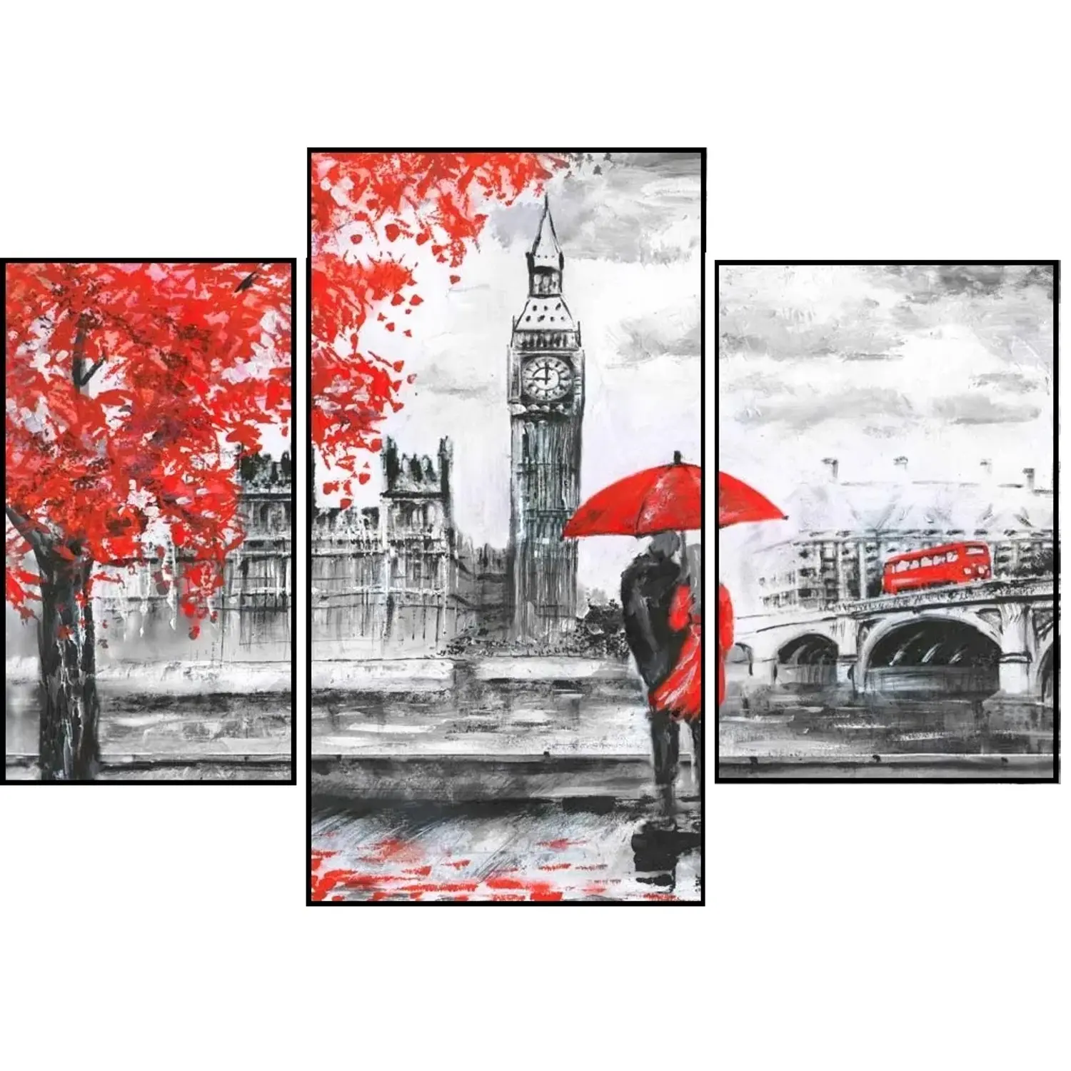 Bondecor Zarámovaný obraz Modern 53 x 73 cm