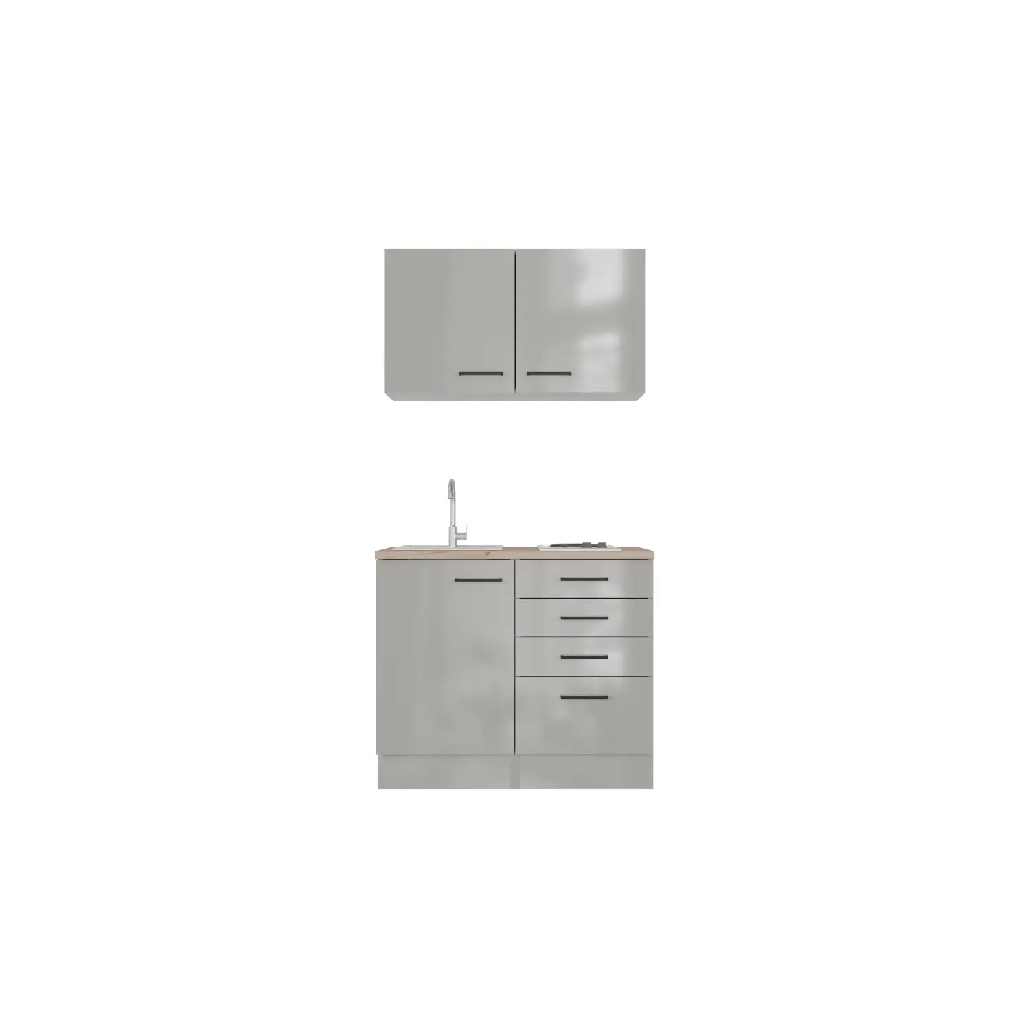 Flex-Well Kuchyně Lund 100 cm/typ 1 - varná deska