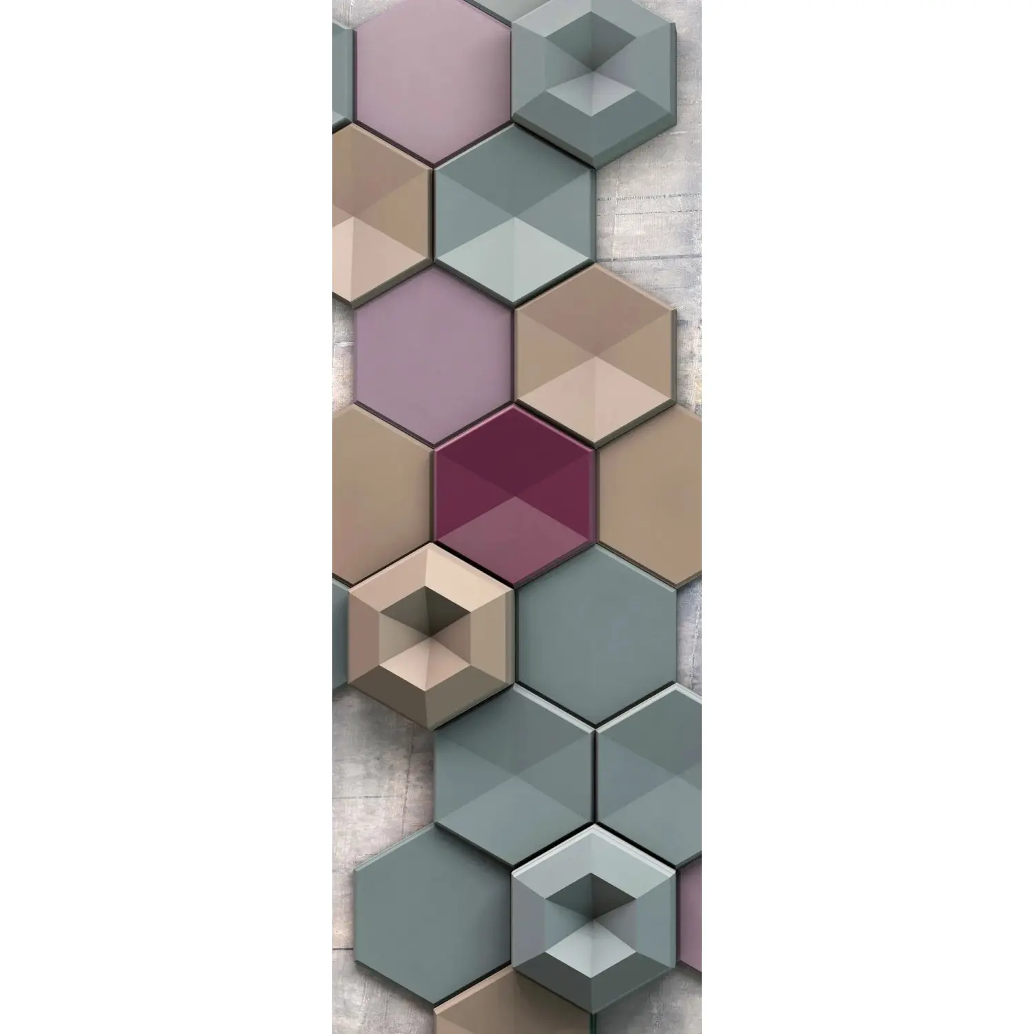 Komar Vliesová fototapeta Hexagon 100 x 280 cm