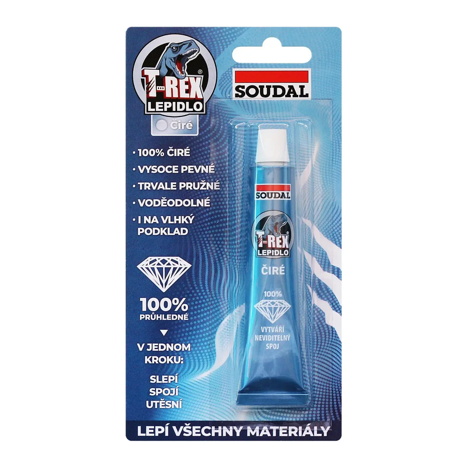 Lepidlo T-REX 25 ml, čiré, Soudal