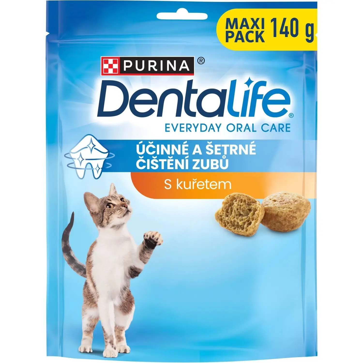PURINA Dentalife Pamlsky pro kočky kuře 140 g