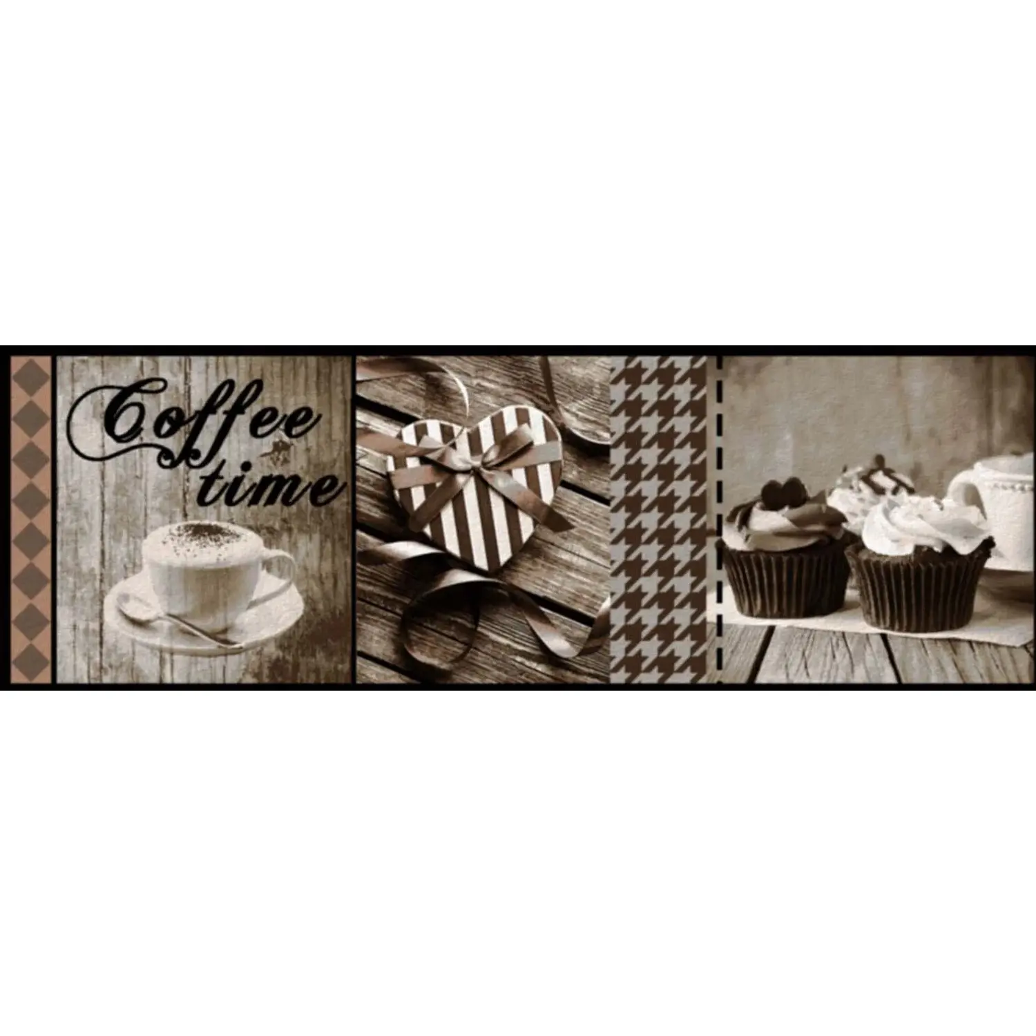 Cook&Wash Kuchyňský běhoun Coffee, 50 x 150 cm