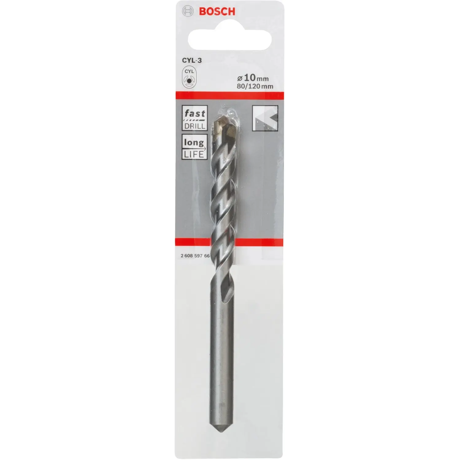 Bosch Vrták do betonu CYL-3 pr. 10 x 80/120 mm (2 608 597 665)