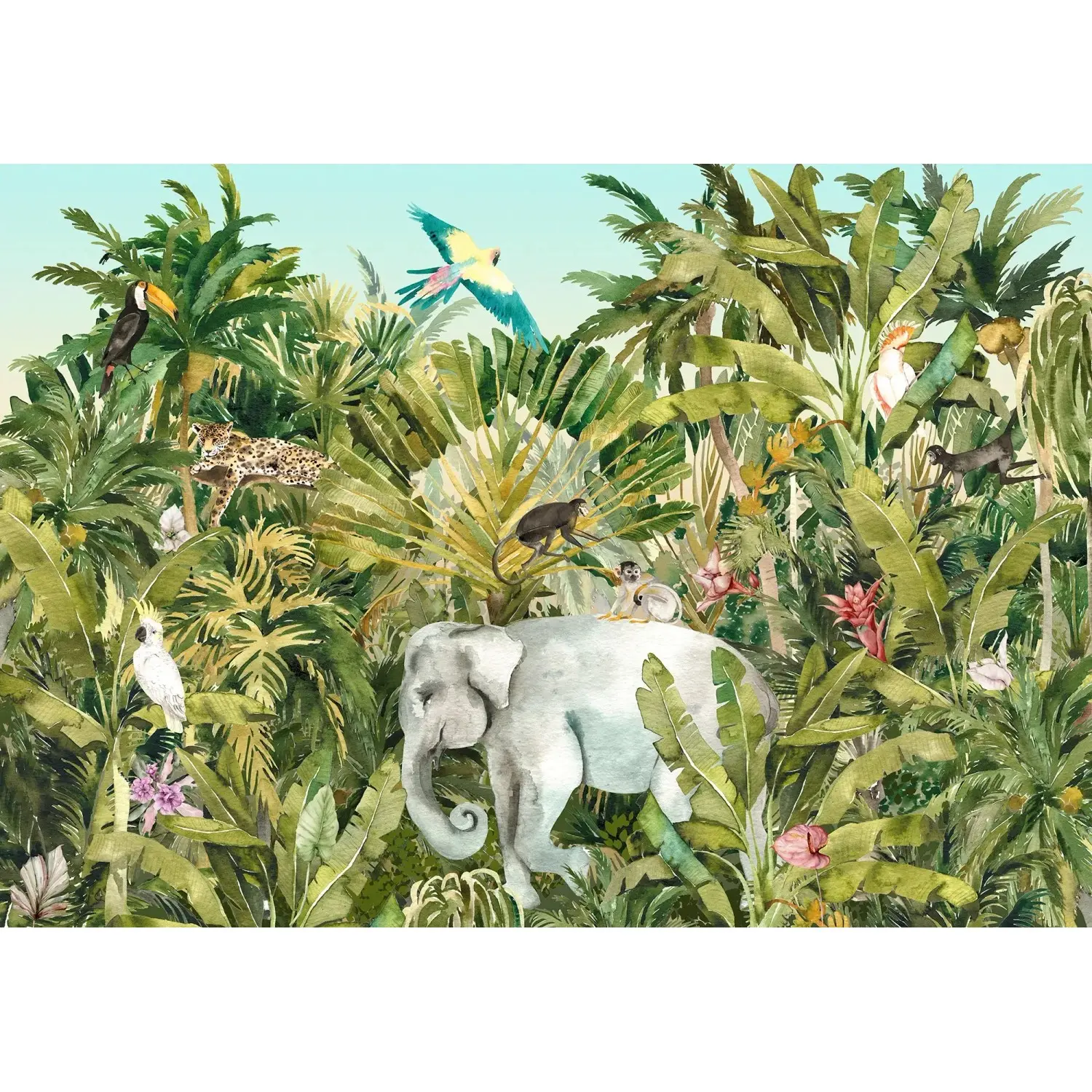 Komar Vliesová fototapeta Jungle Expedition 400 x 280 cm