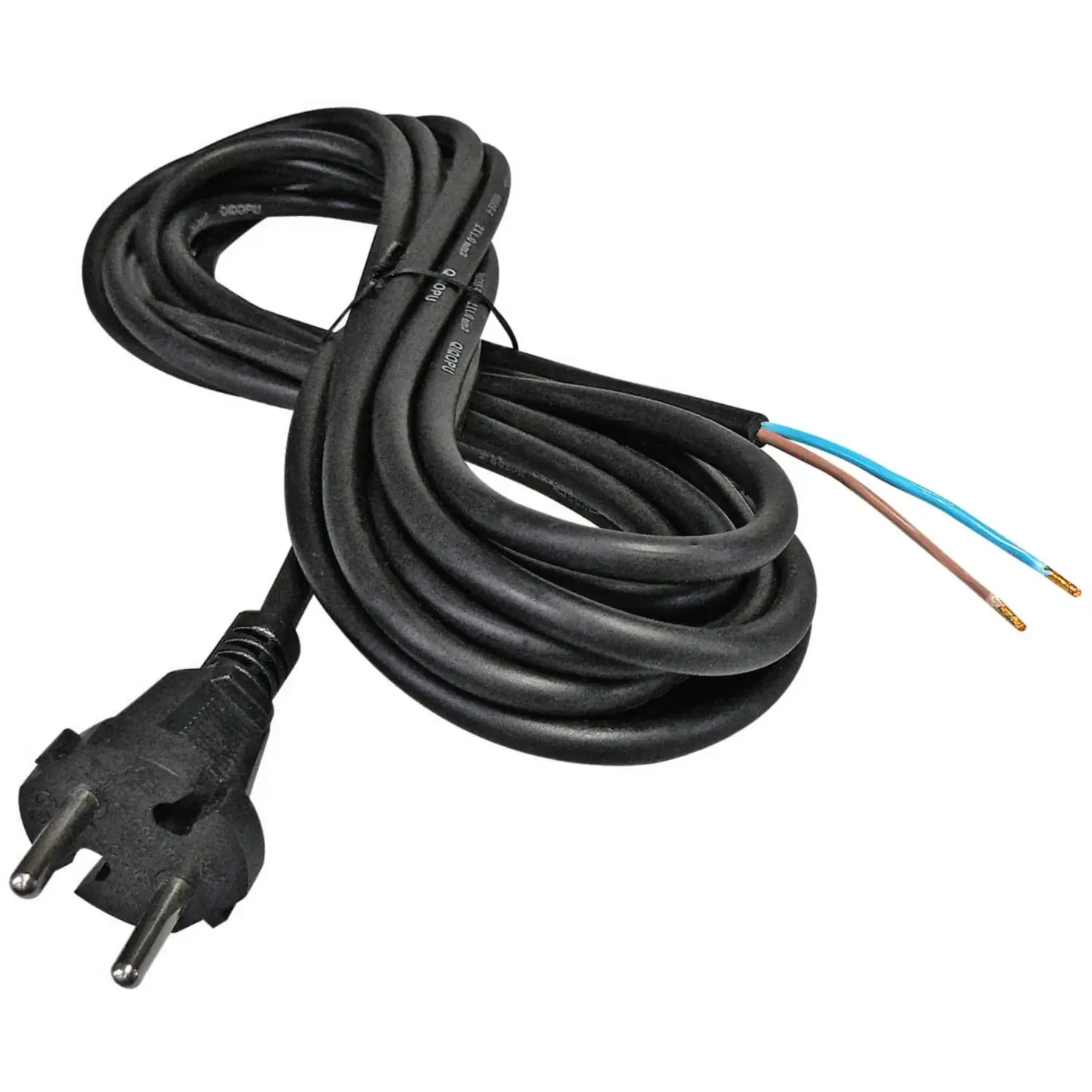 EMOS Flexošňůra gumová 2x1mm 5m černá 2421150212