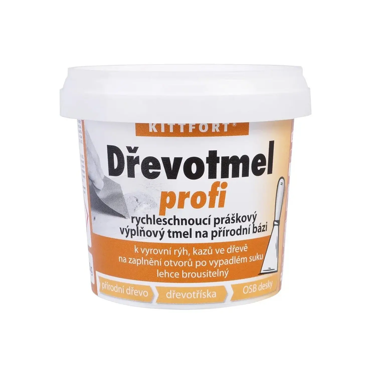 KITTFORT Dřevotmel profi bílý 250 g