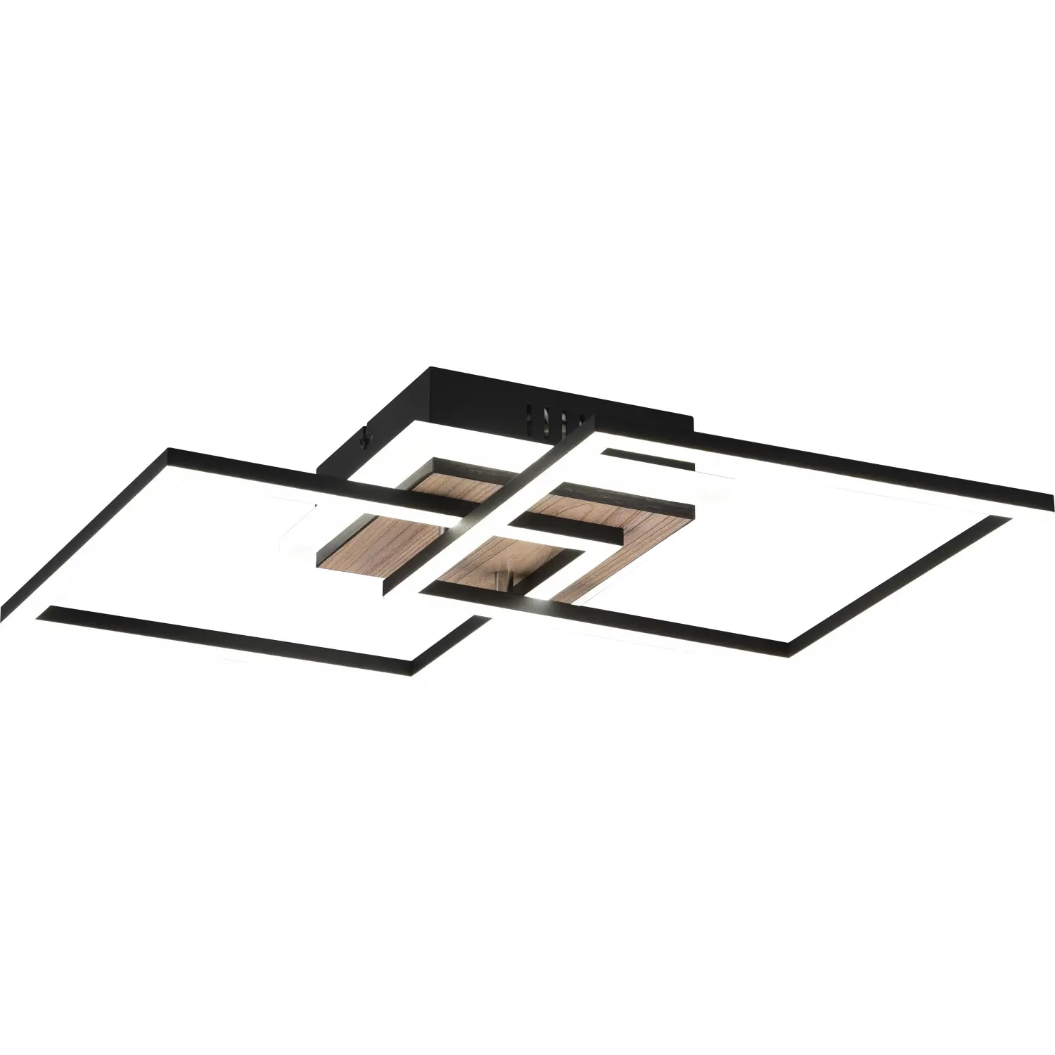 REALITY LED stropní svítidlo GIRO dřevo 25 W 3000 lm 2700-6000 K 57 x 8 x 35 cm