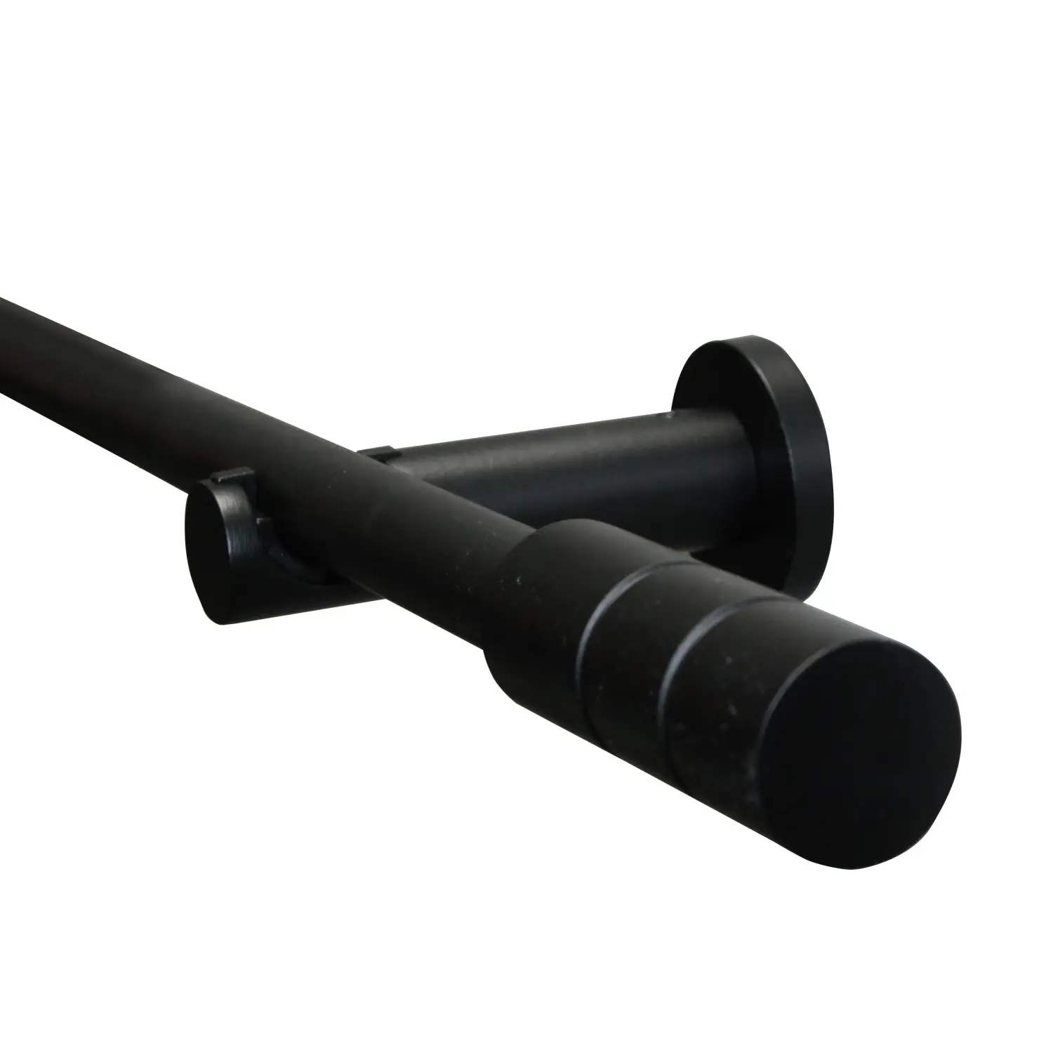 Gardinia Záclonová souprava Zylinder matná černá 1 tyč pr. 19 mm, 220 cm