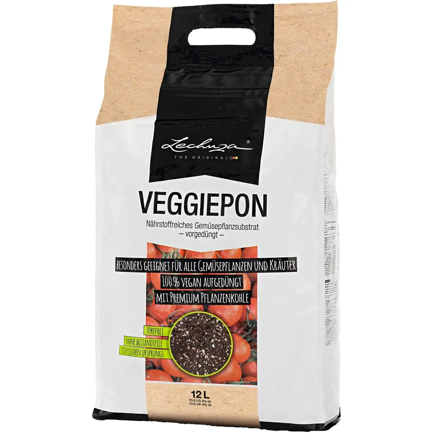 LECHUZA VEGGIEPON Speciální substrát pro zeleninu 12 l