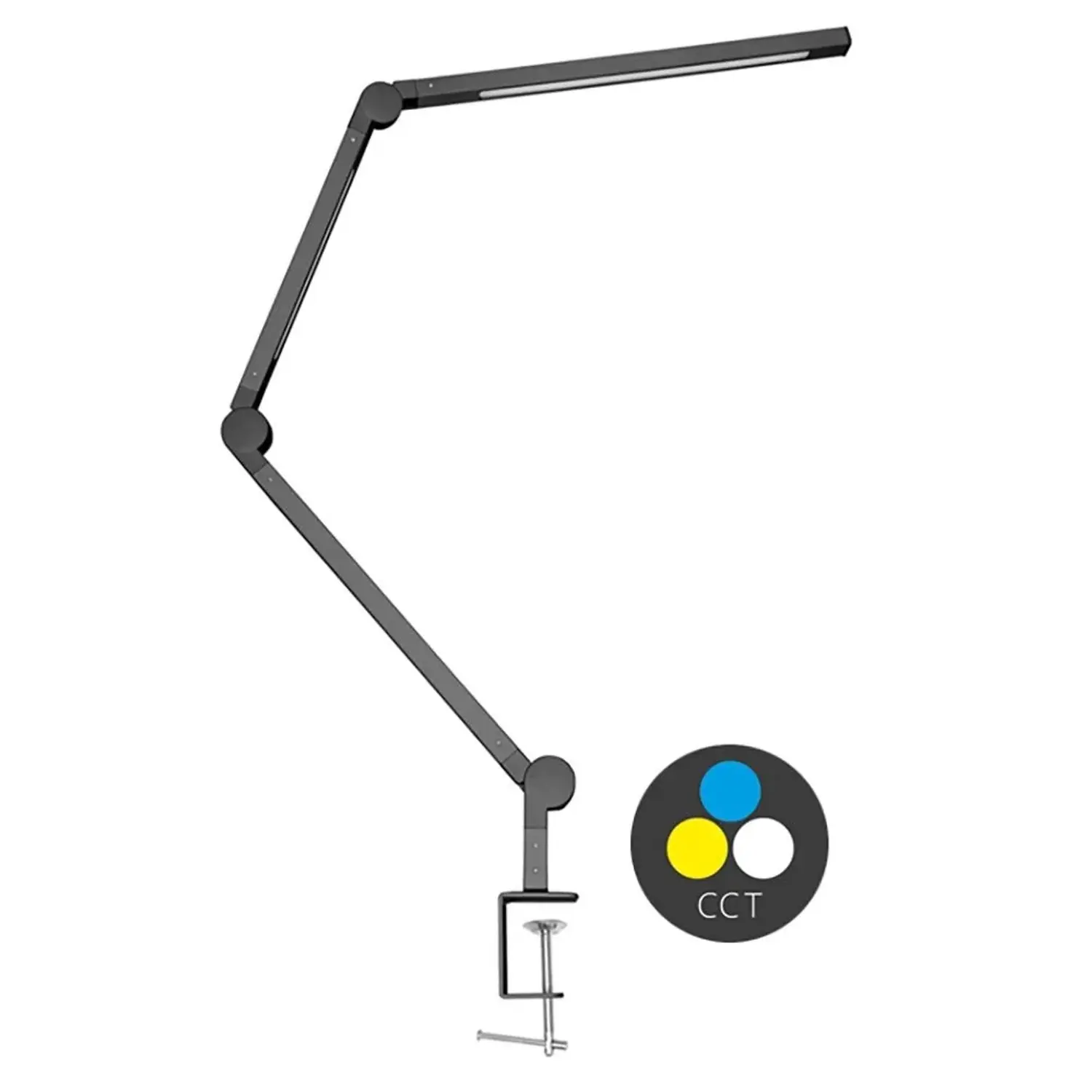 Ecolite Kancelářská lampa SPACE černá 19W 700lm 3000-6000K
