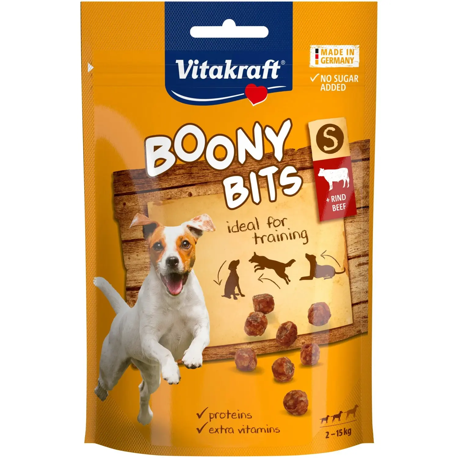 Vitakraft Pochoutka pro psy Boony Bits S, hovězí, 55 g