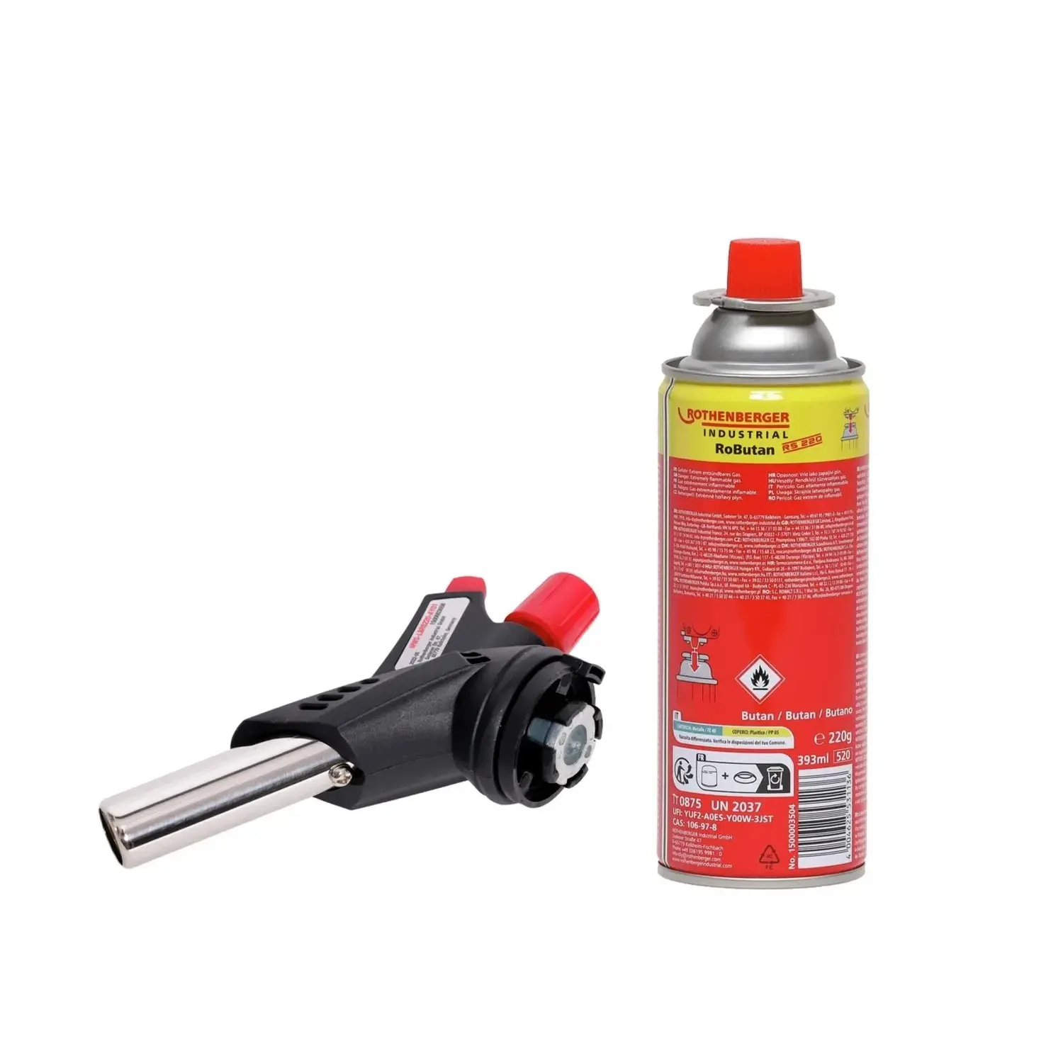 Rothenberger Sada plynového hořáku a 1 kartuše RS 220 Kit