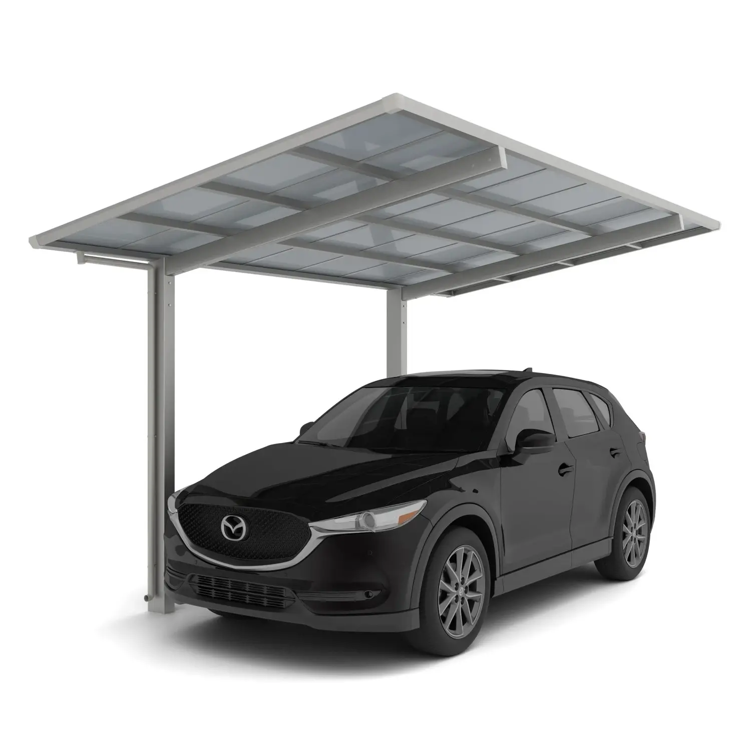 Ximax Alu přístřešek na auto Linea Typ 80 Typ 3050 XL vzhled oceli 302 x 495 cm