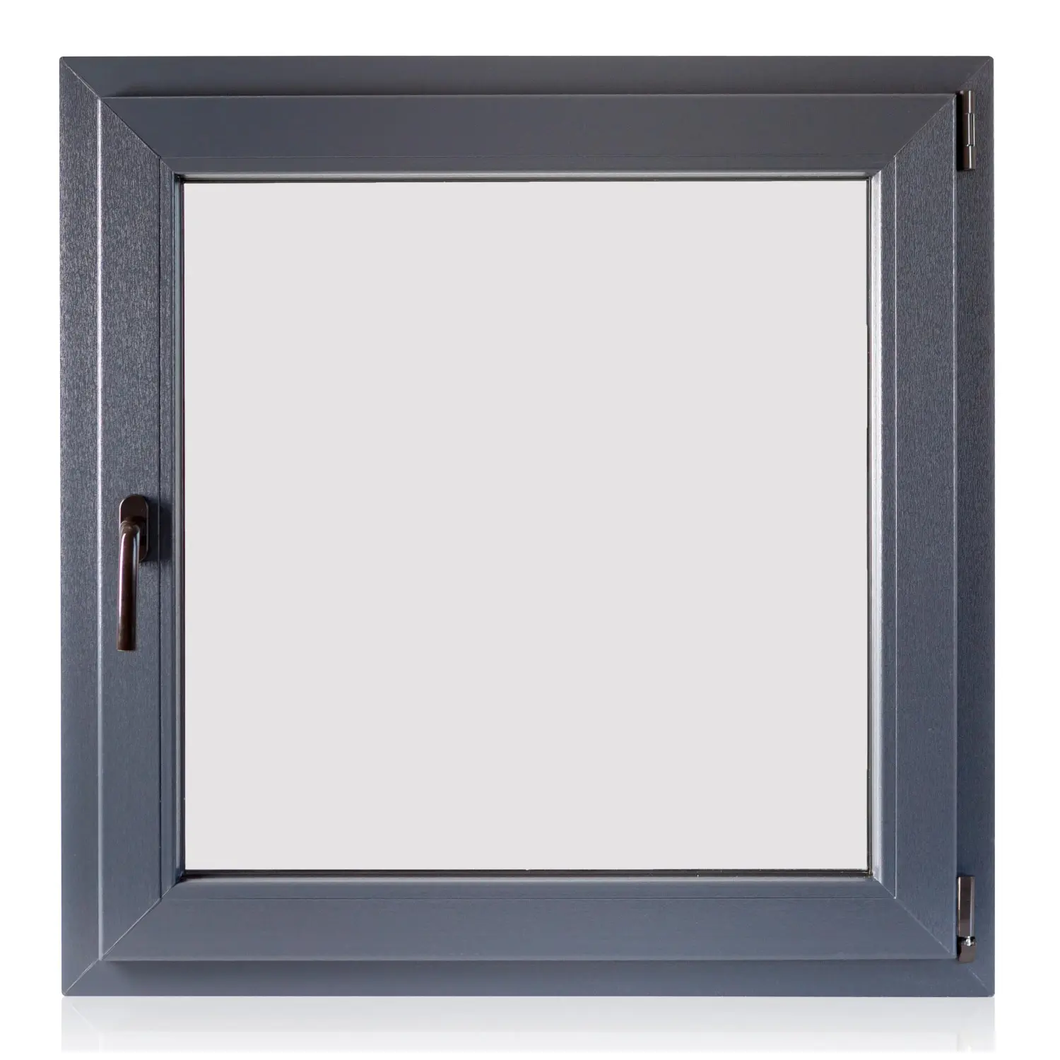 TeraGlass Okno plastové 4-komorové, 2-sklo, antracit, 600 x 900 x 60 mm, P