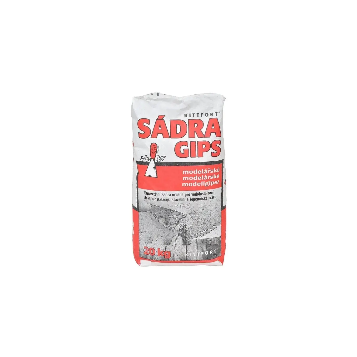 KITTFORT Sádra šedá 20kg