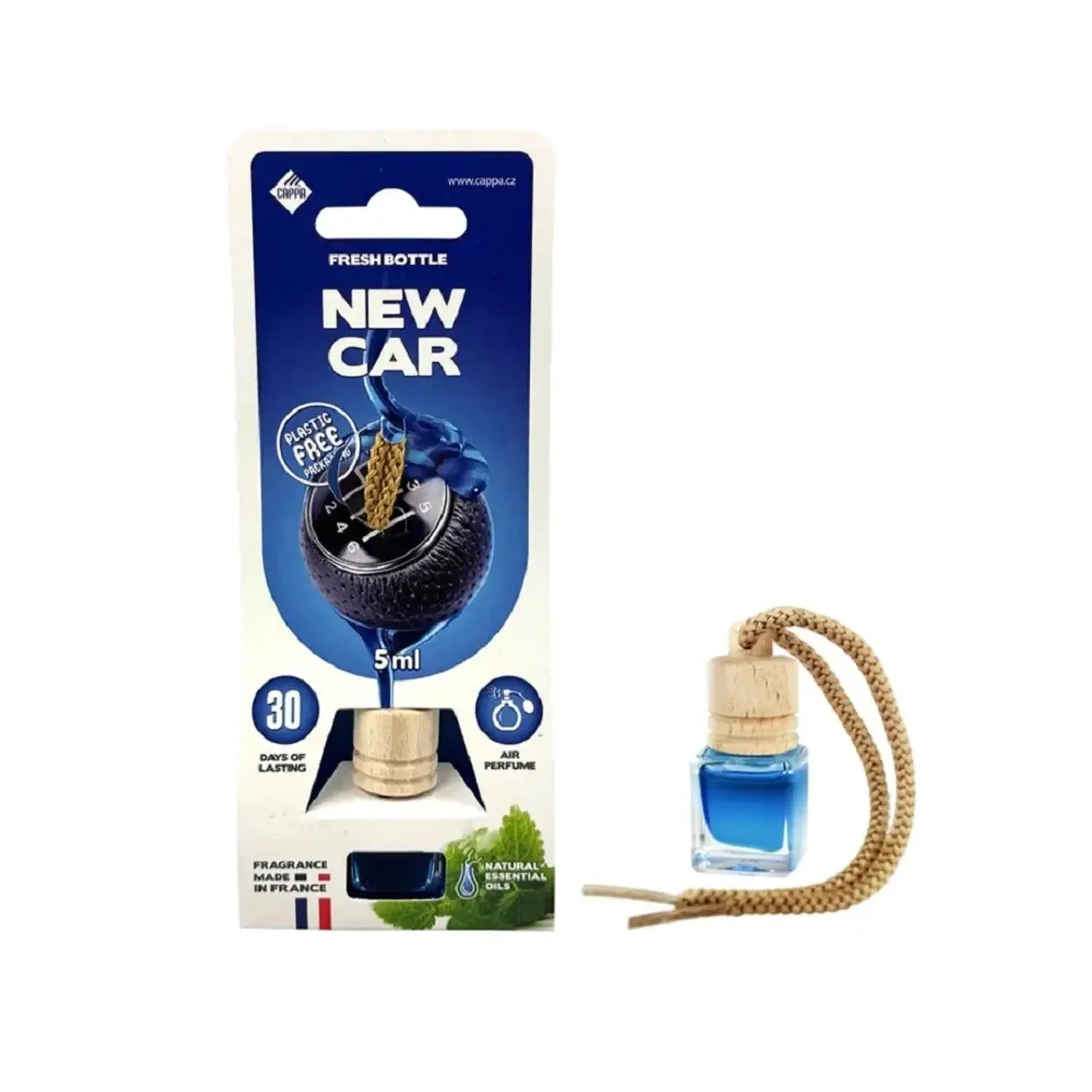 CAPPA Vůně do auta Wood Fresh Bottle New Car