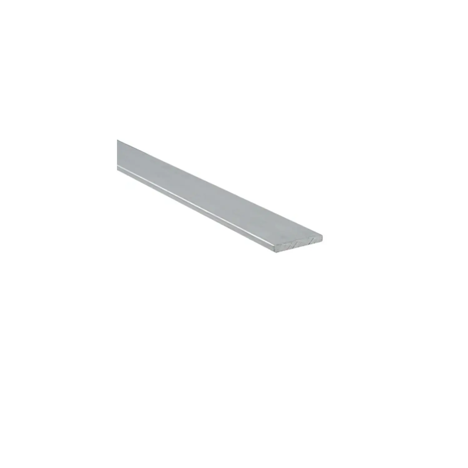 FK Technics AL profil FKU87 pro LED, plochý, surový, 10 x 2 mm x 2 m