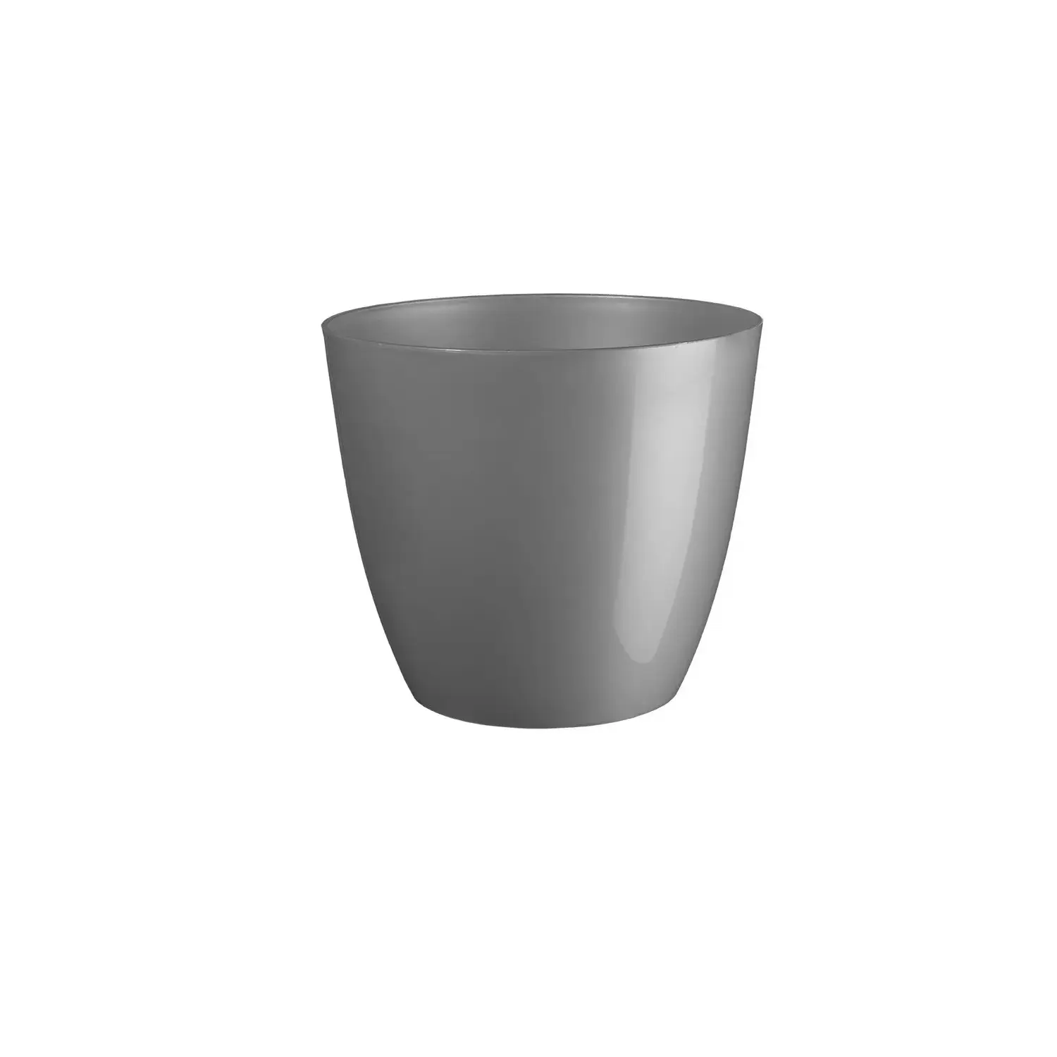 GARDENICO Květináč Ella gloss Xmas stříbrný pr. 13 x 11,5 cm