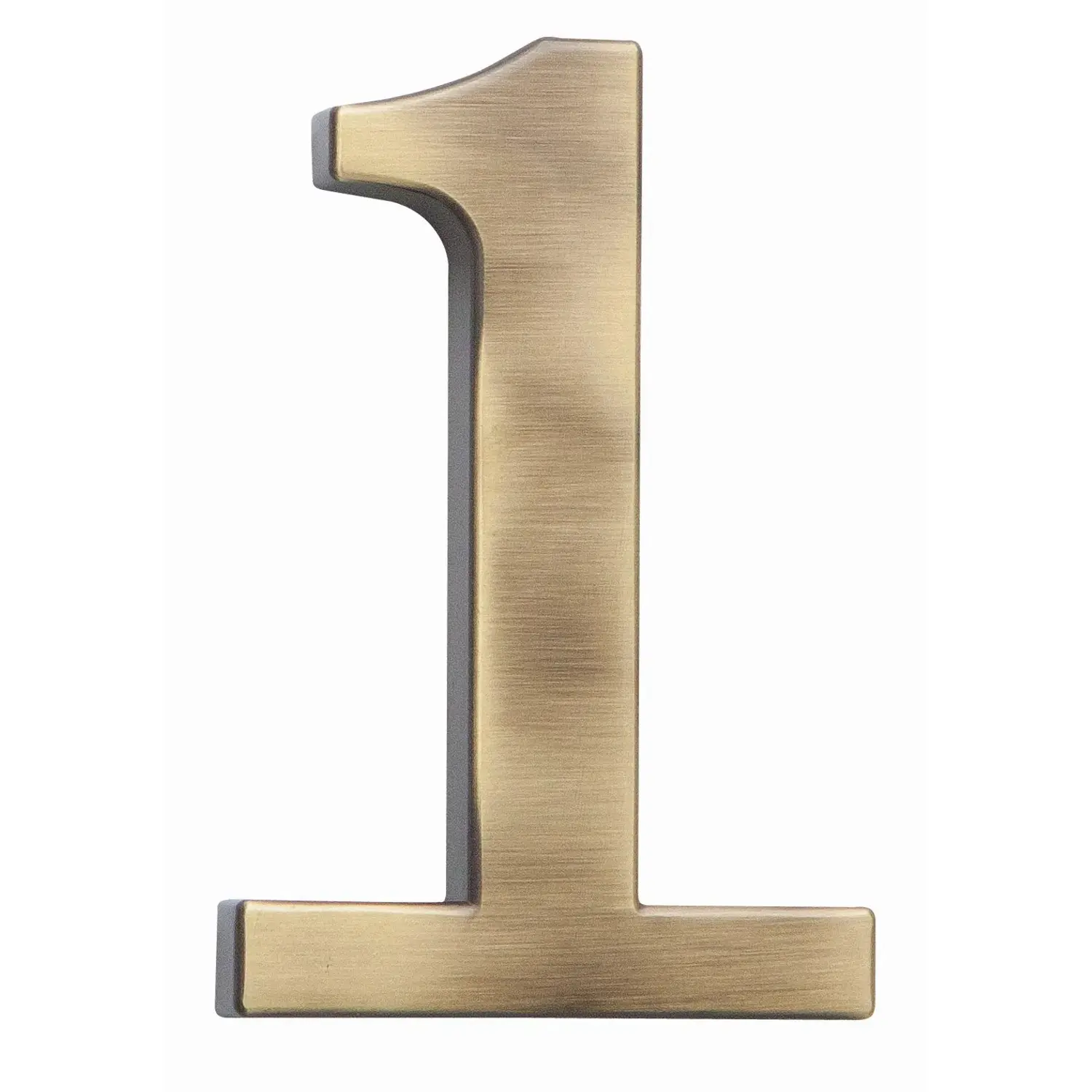 COBRA Číslice 1 - 10 cm, česaný bronz