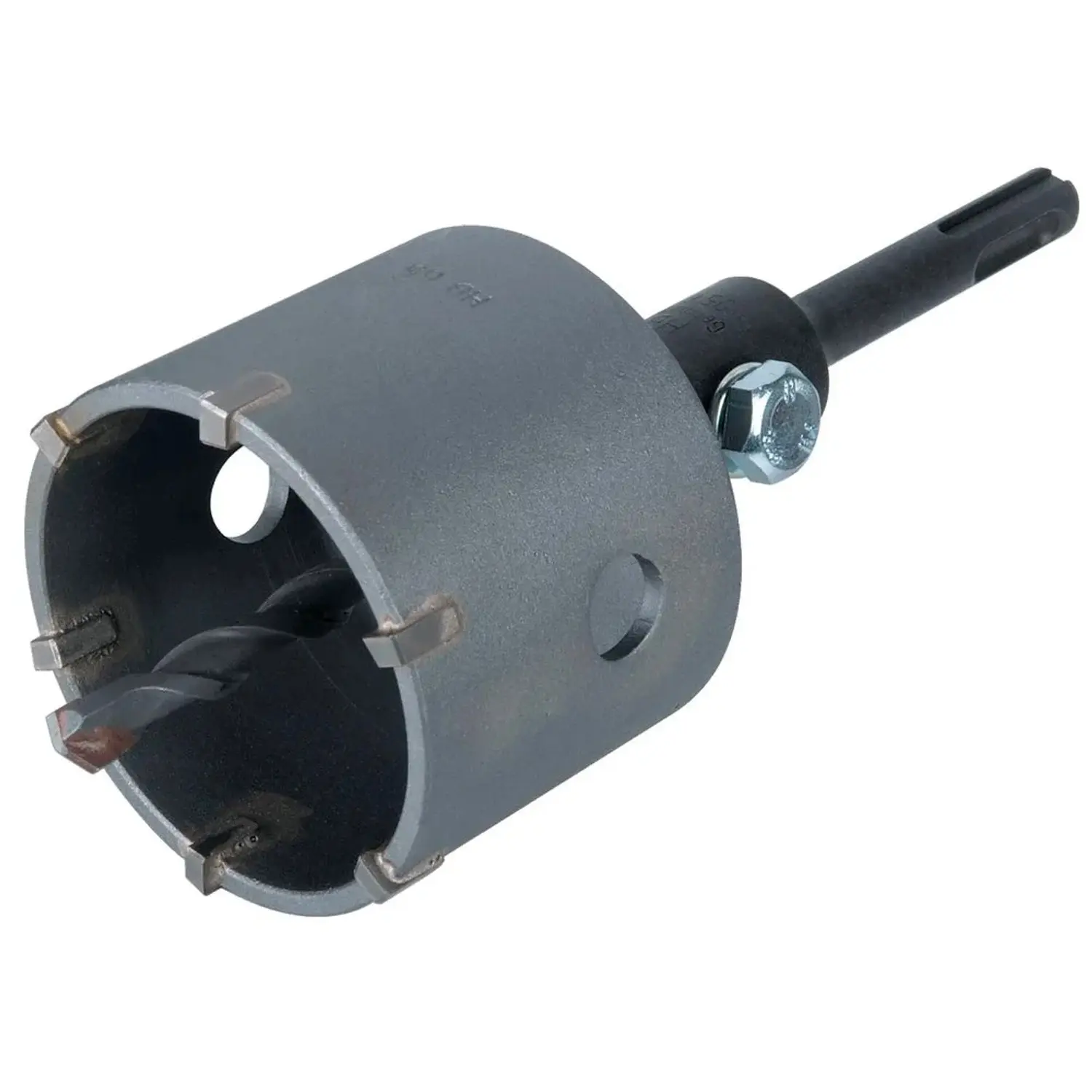 Wolfcraft Vrtací korunka osazená tvrdokovem s upínacím trnem SDS-plus, pr. 68 mm