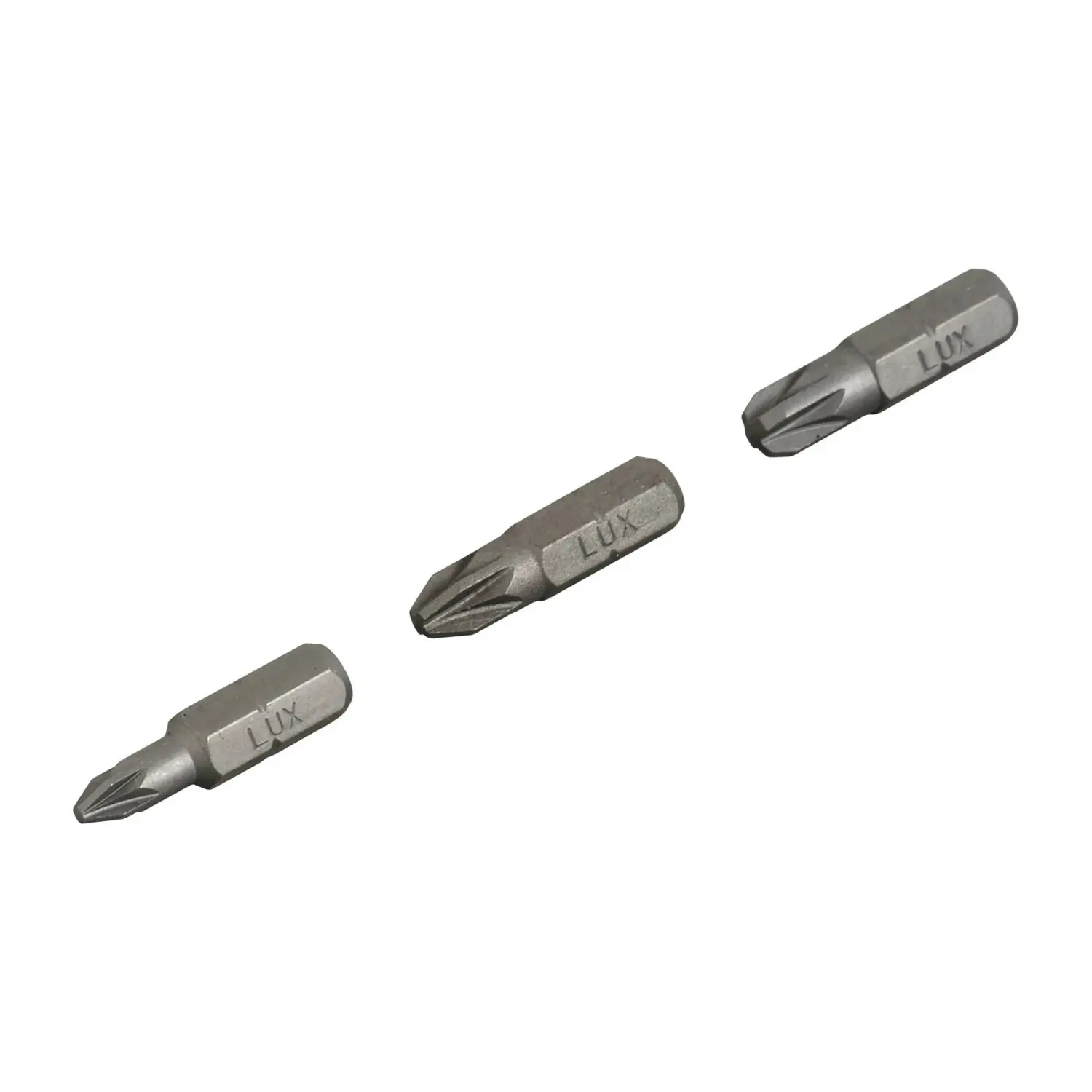LUX-TOOLS Sada standardních bitů PZ1 PZ2 PZ3 délka 25 mm