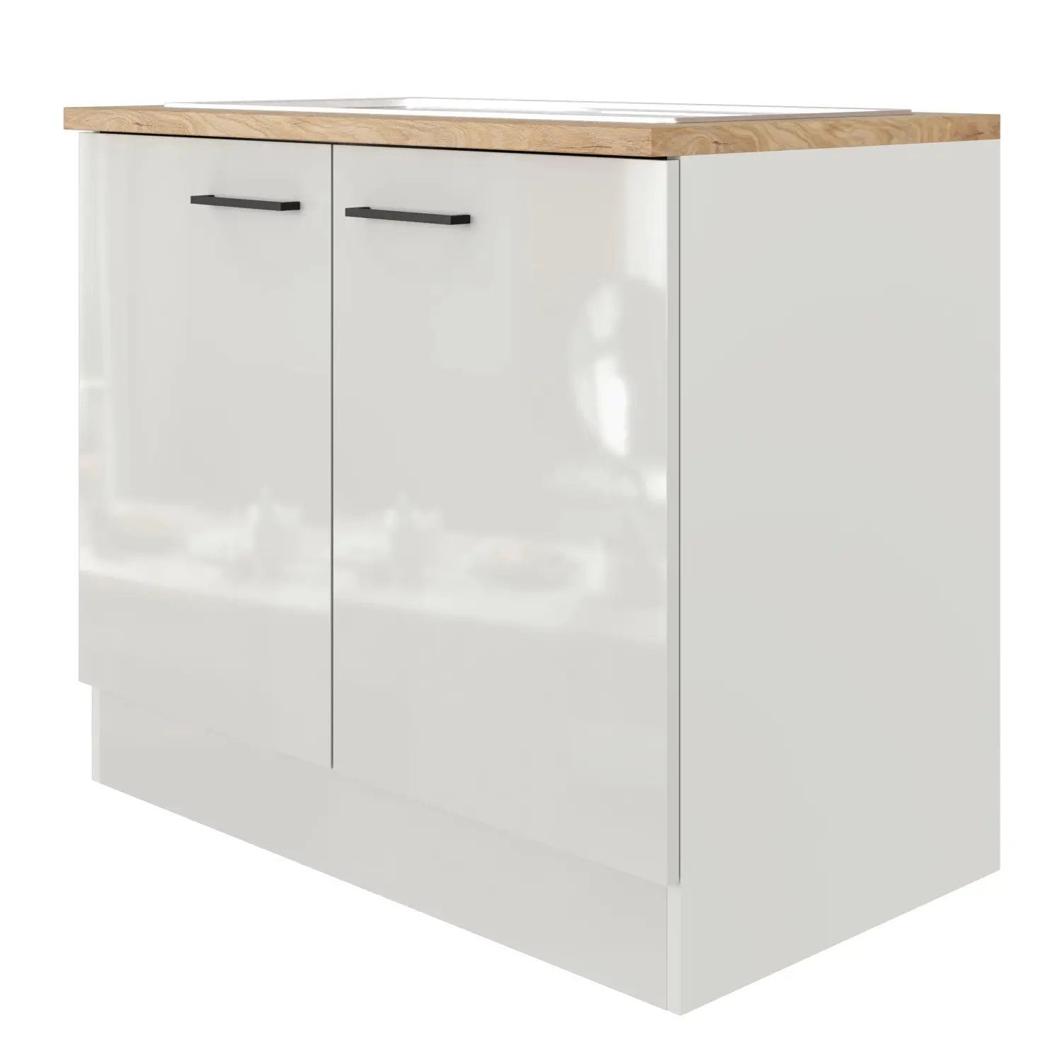 Flex-Well Kuchyňská skříňka Lund spodní vč. dřezu 100 x 85 x 57,1 cm