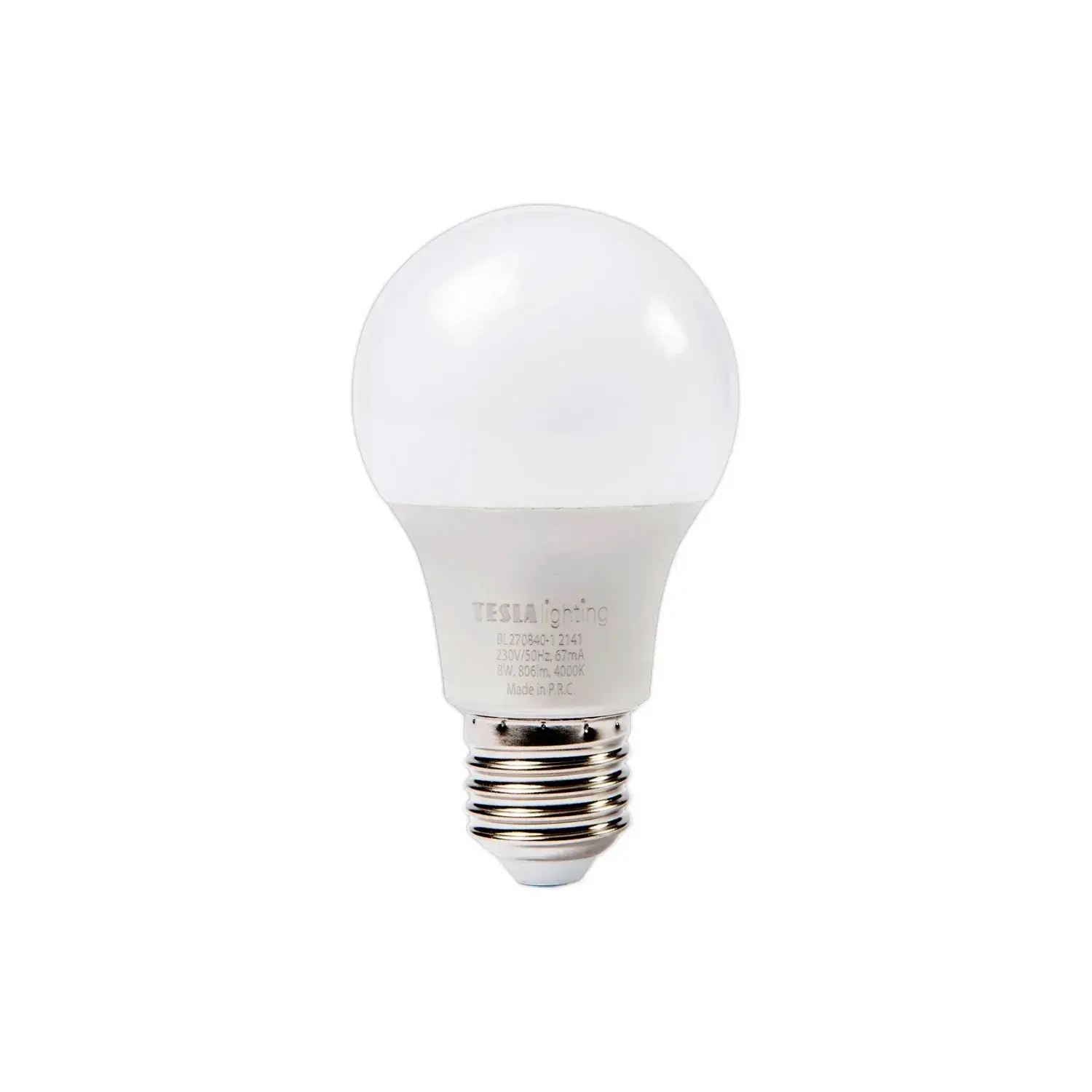 TESLA LED žárovka 8 W 806 lm E27 neutrální bílá