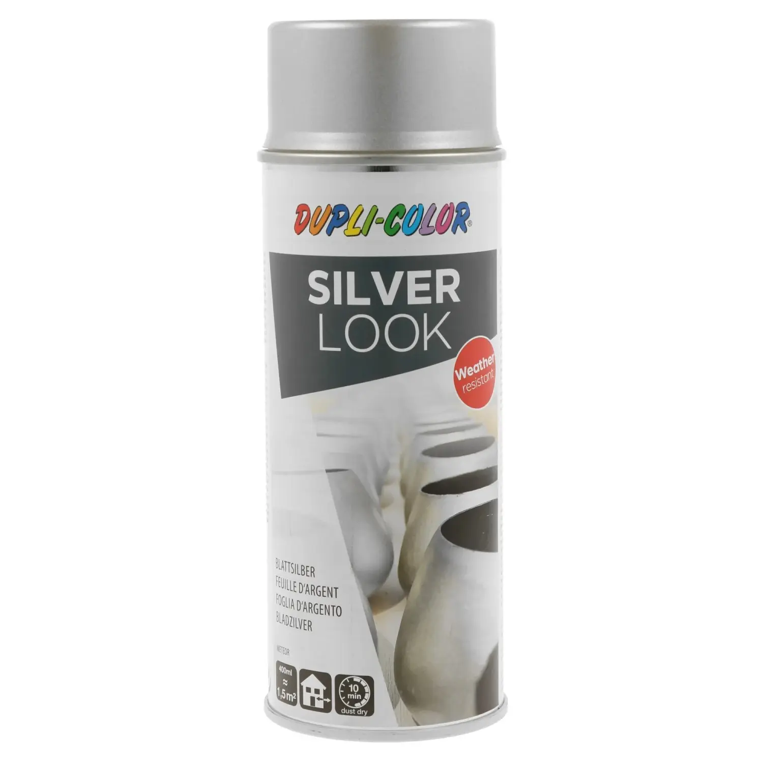 Dupli-Color Barva ve spreji SILVER LEAF EFFECT 400 ml, stříbrná