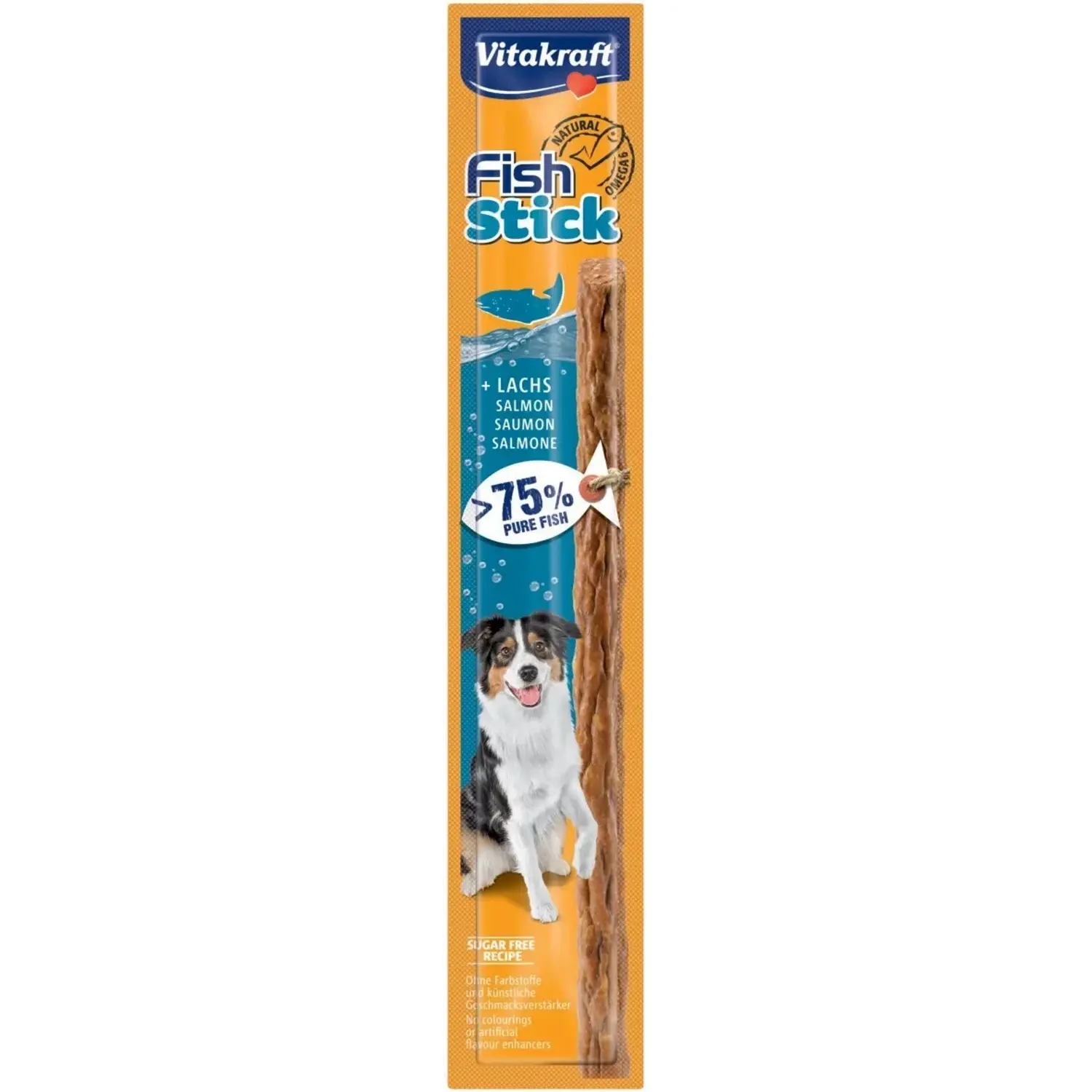 Vitakraft Pochoutka pro psy Fish Stick losos 15 g (1 ks)