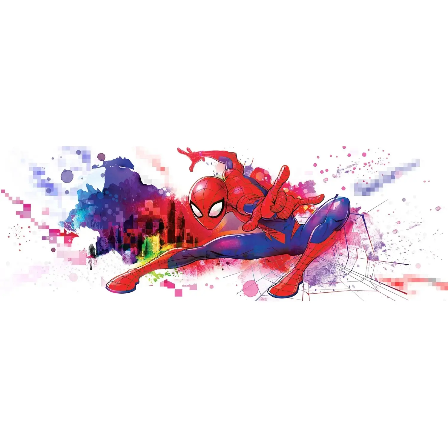 Komar Papírová fototapeta Spider Man Graffiti Art 368 x 254 cm