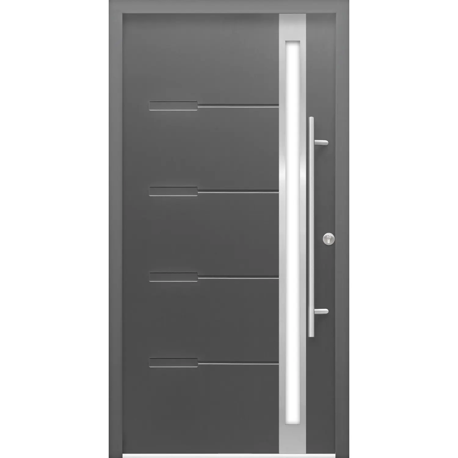 SPLENDOOR Vchodové dveře ThermoSpace NEAPEL PRIME antracit 110 P