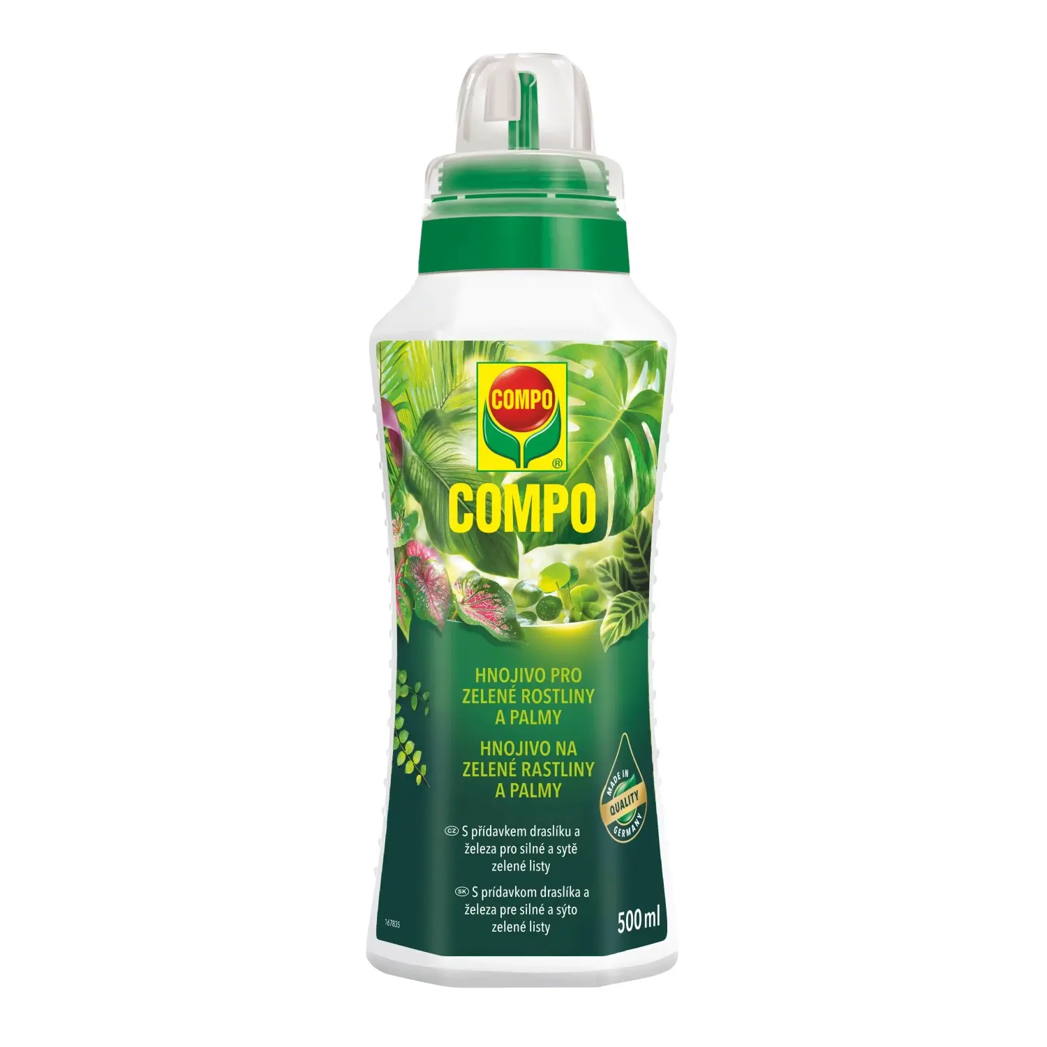 COMPO Hnojivo na zelené rostliny a palmy 500 ml