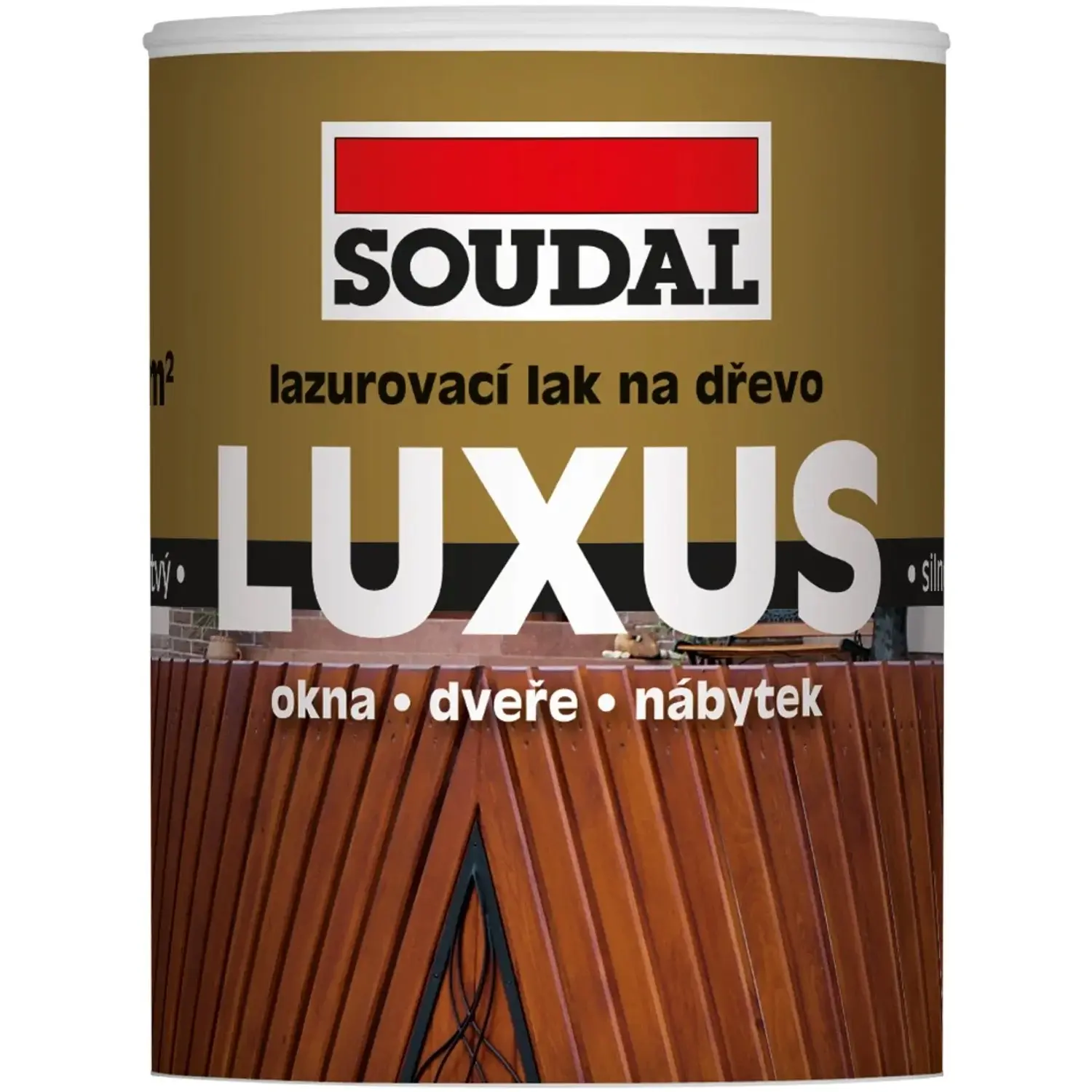 SOUDAL Lazurovací lak na dřevo LUXUS dub antik, 0,75 l