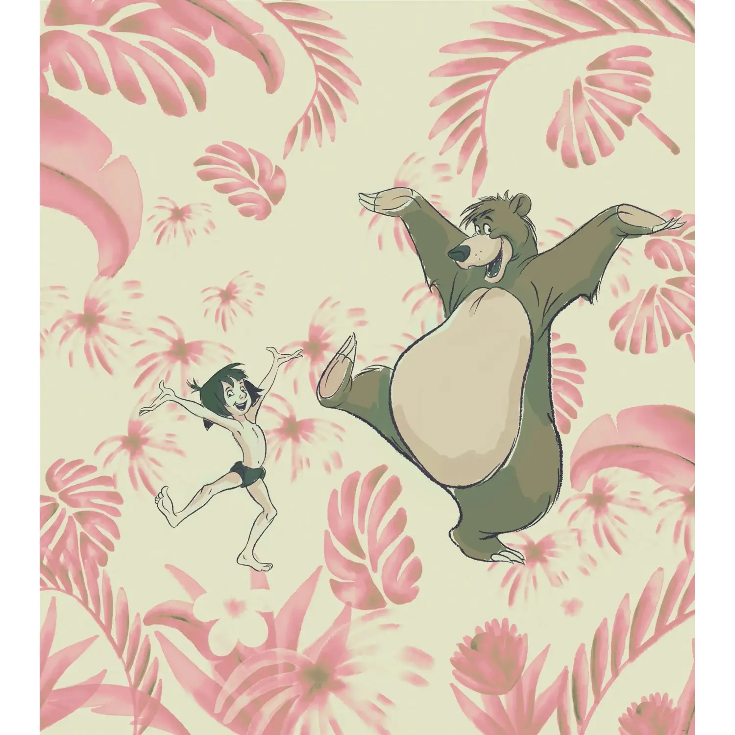 Komar Vliesová fototapeta Dance the Jungle 250 x 280 cm