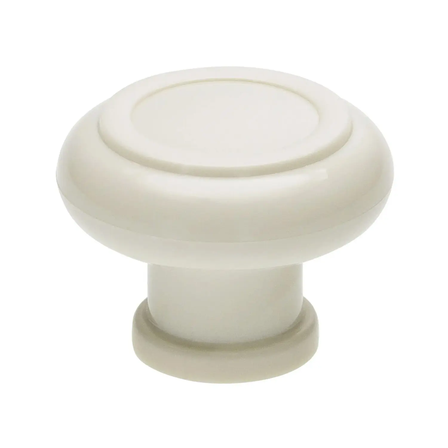 Siro Nábytková knopka SM447 kulatá, plastová bílá 40 mm