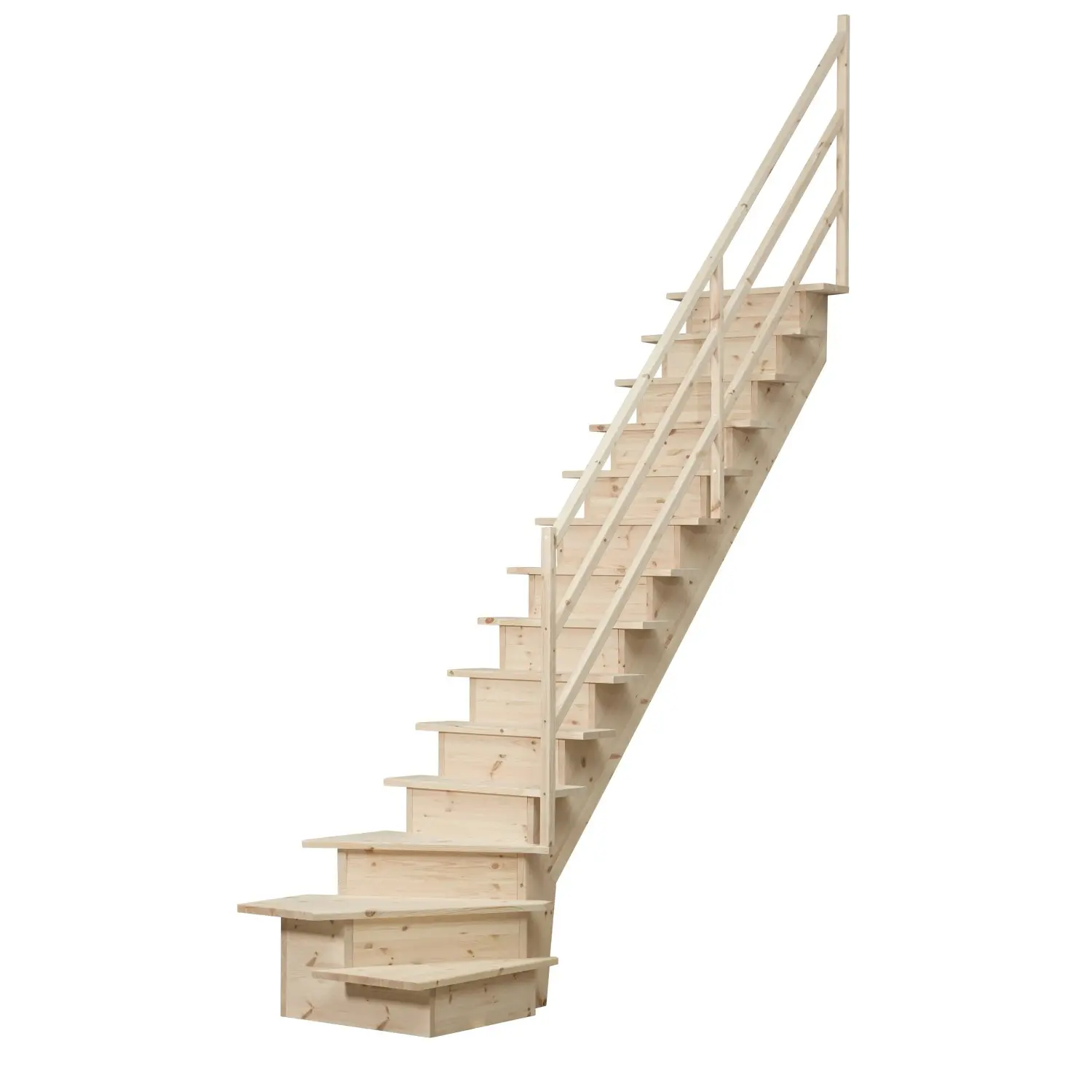 EGIBI Mlynářské schody TURN borovice E STAIRS, 300 x 80 cm P